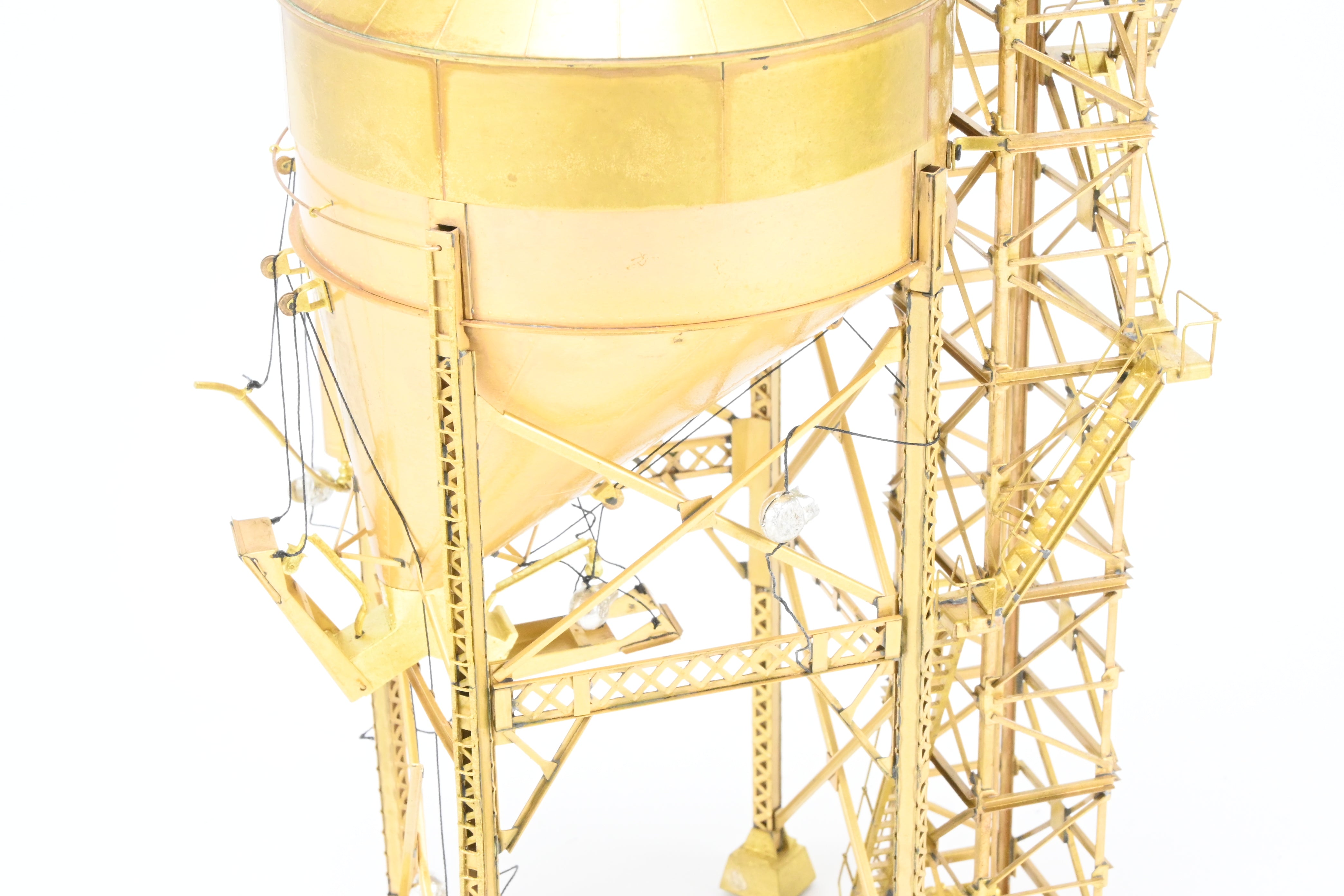 HO Scale Brass Model - Overland Models, Inc. Ogle Steel Type Coaling Tower from 1998 Production Run for Various Midwest and East Roads