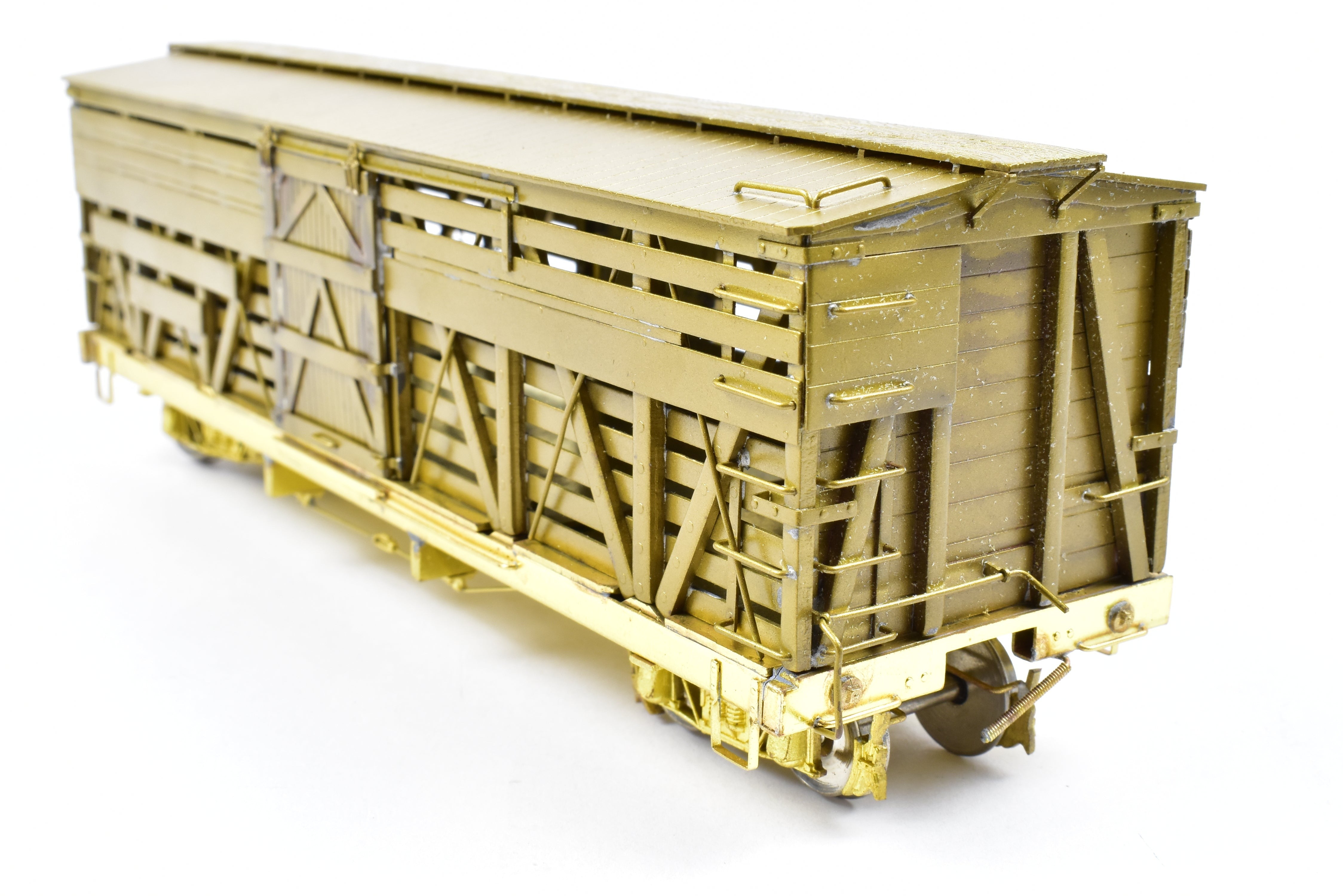 On3 Scale Brass Empire Midland Model of Denver & Rio Grande Western 30-Foot Stock Car