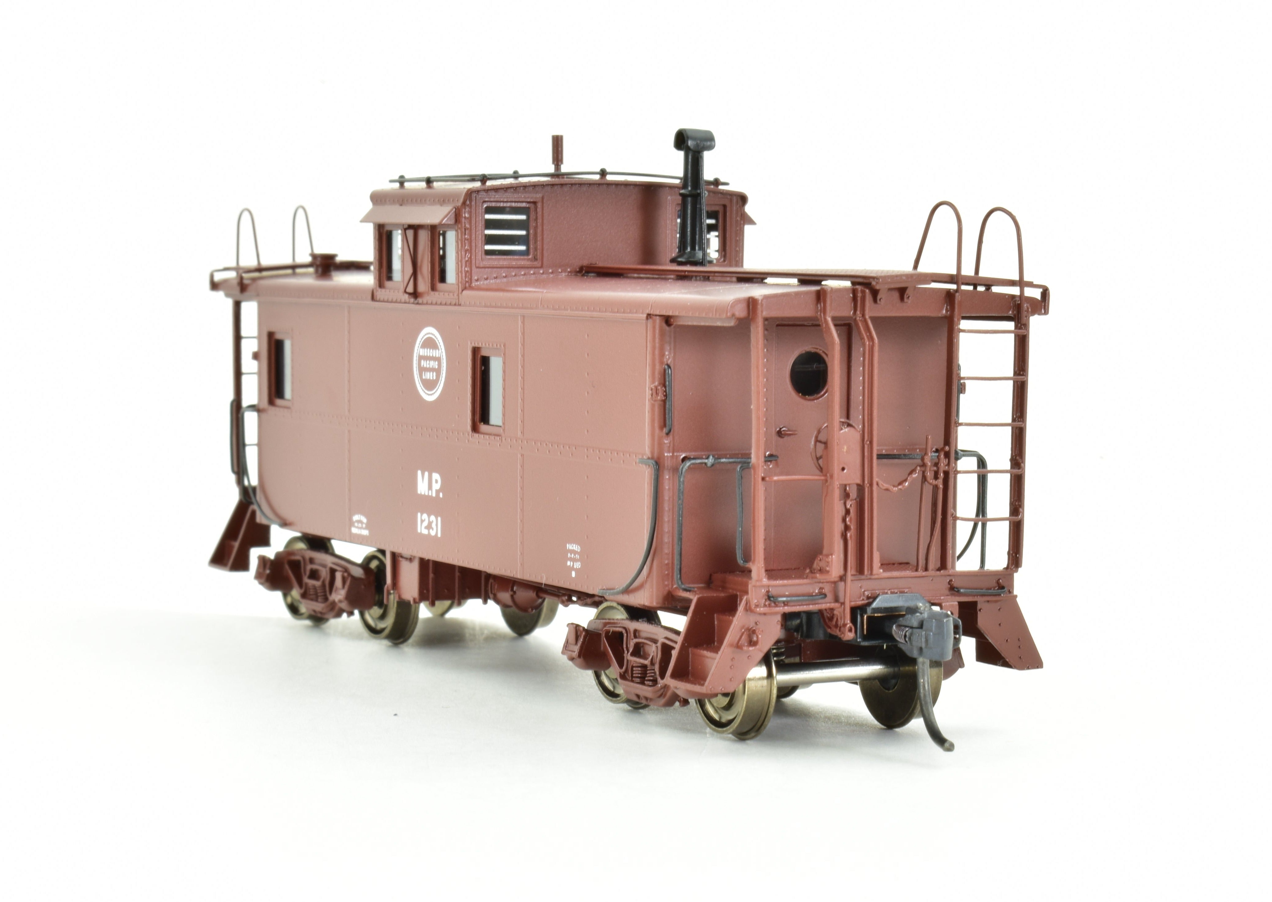 HO Scale Brass Missouri Pacific Steel Caboose Magor Copy As Built in 1951 by Overland Models, Inc. - OMI Brand
