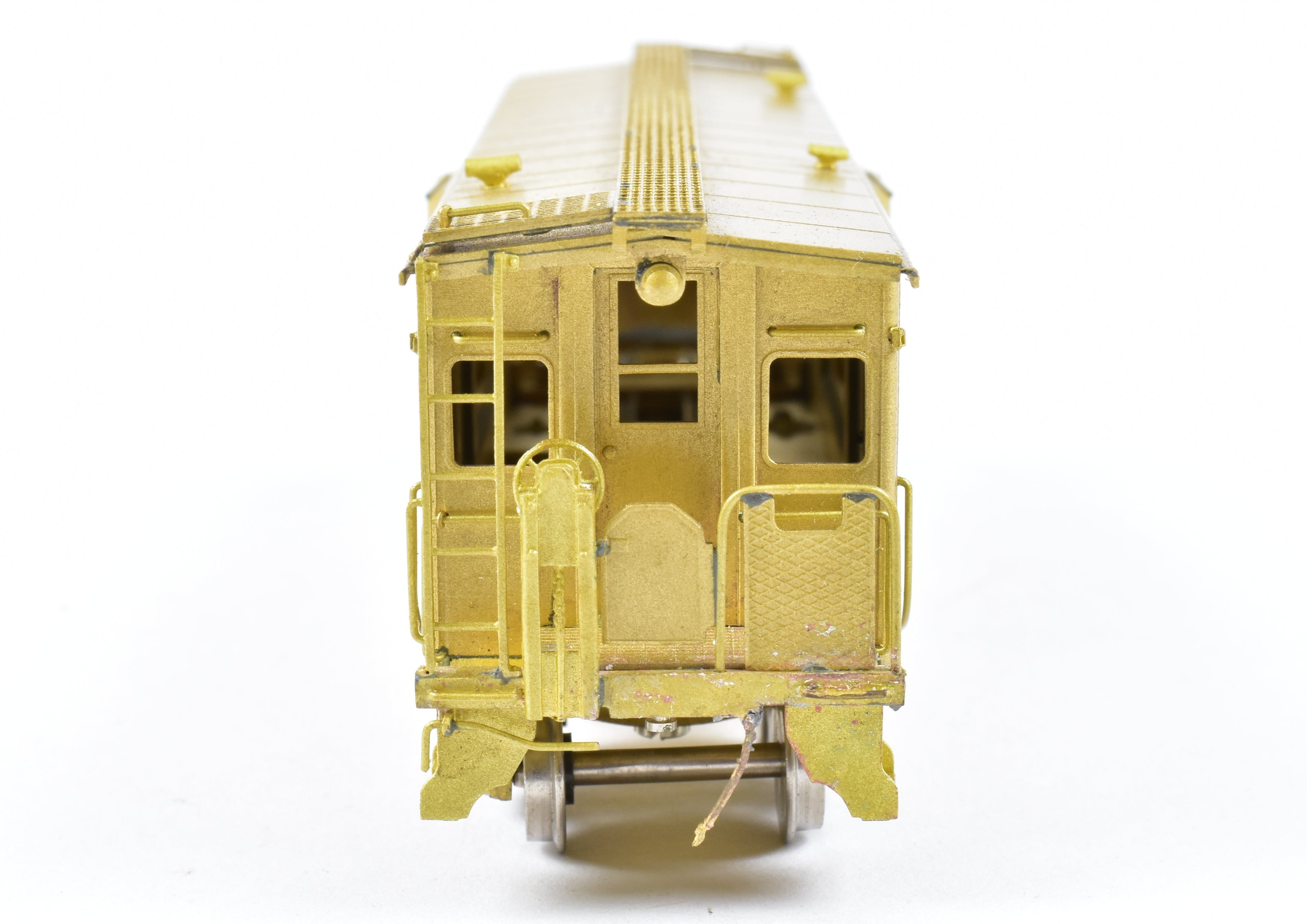 HO Scale Brass Model of the Oriental Limited Great Northern Bay Window Caboose