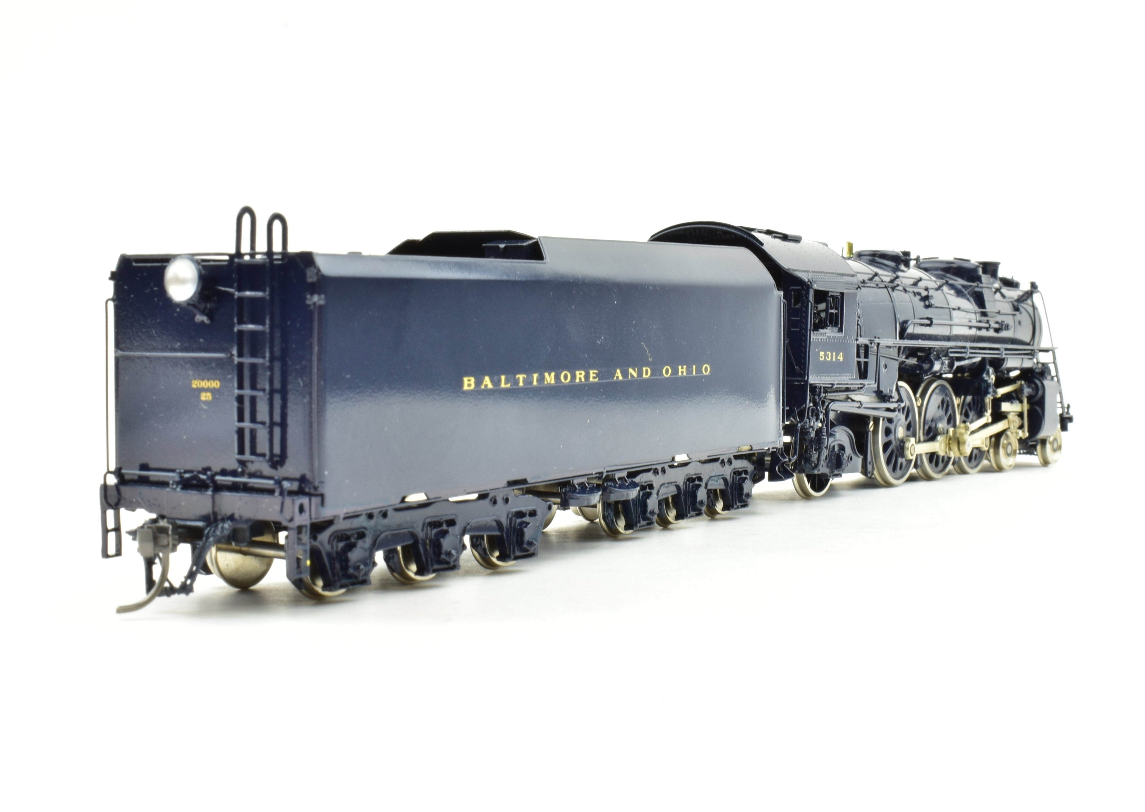 HO Scale Brass Key Imports B&O P-7e 4-6-2 Pacific #5314 Custom Series 47 FP Model