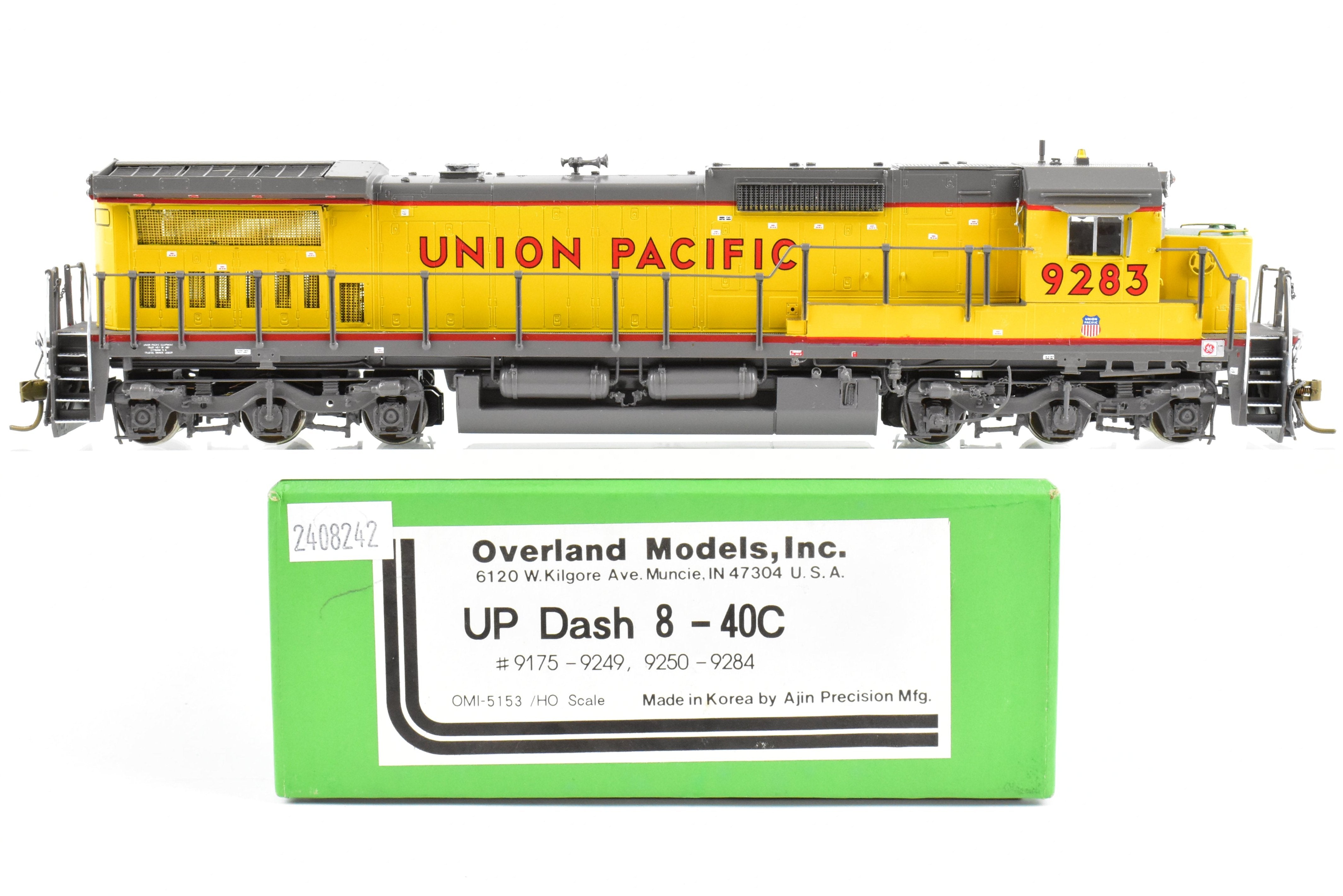 HO Scale Brass OMI UP Union Pacific GE Dash 8-40C Custom Painted #9283