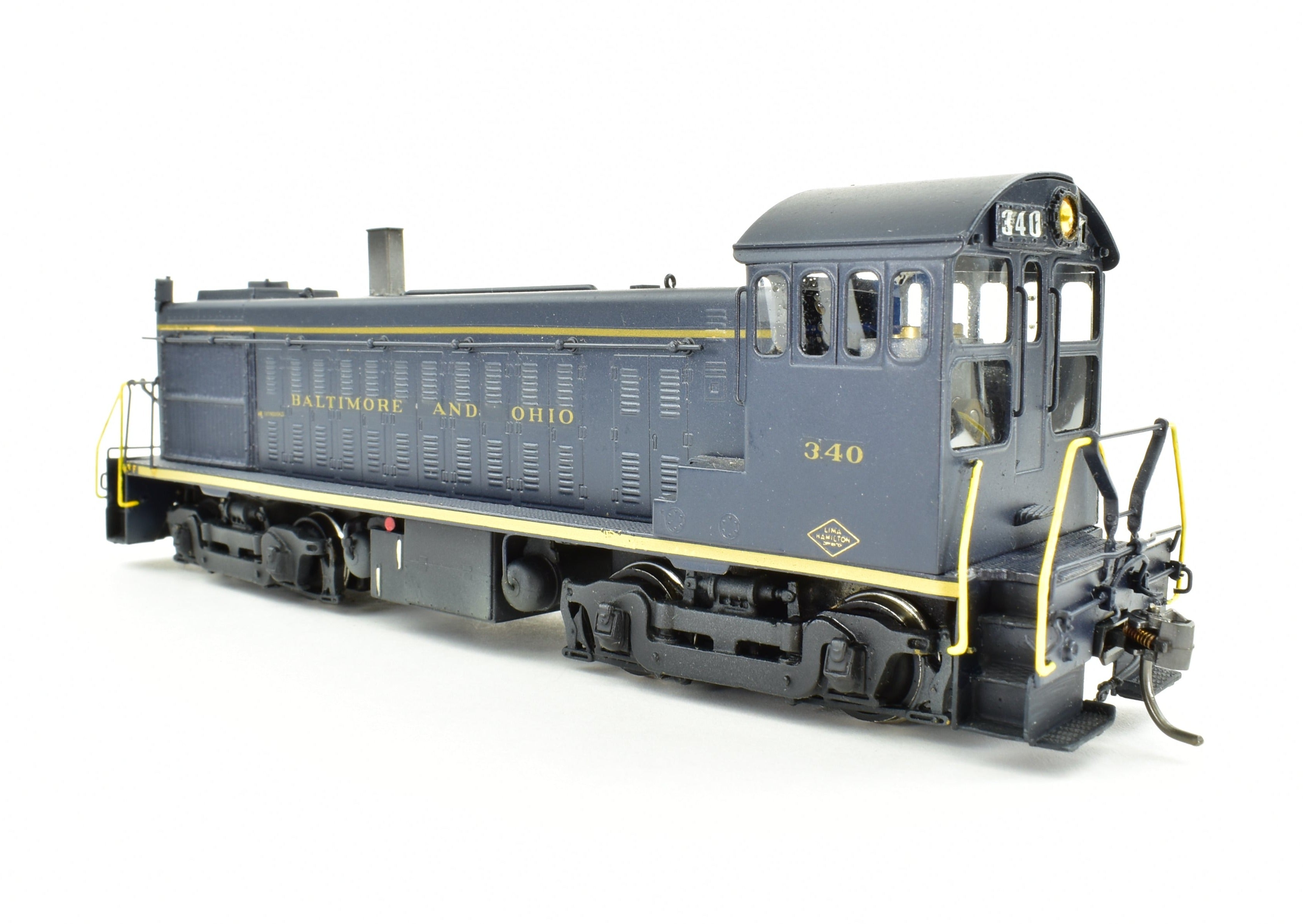 Custom Painted HO Brass Alco B&O - Baltimore & Ohio Lima - Hamilton Switcher Model