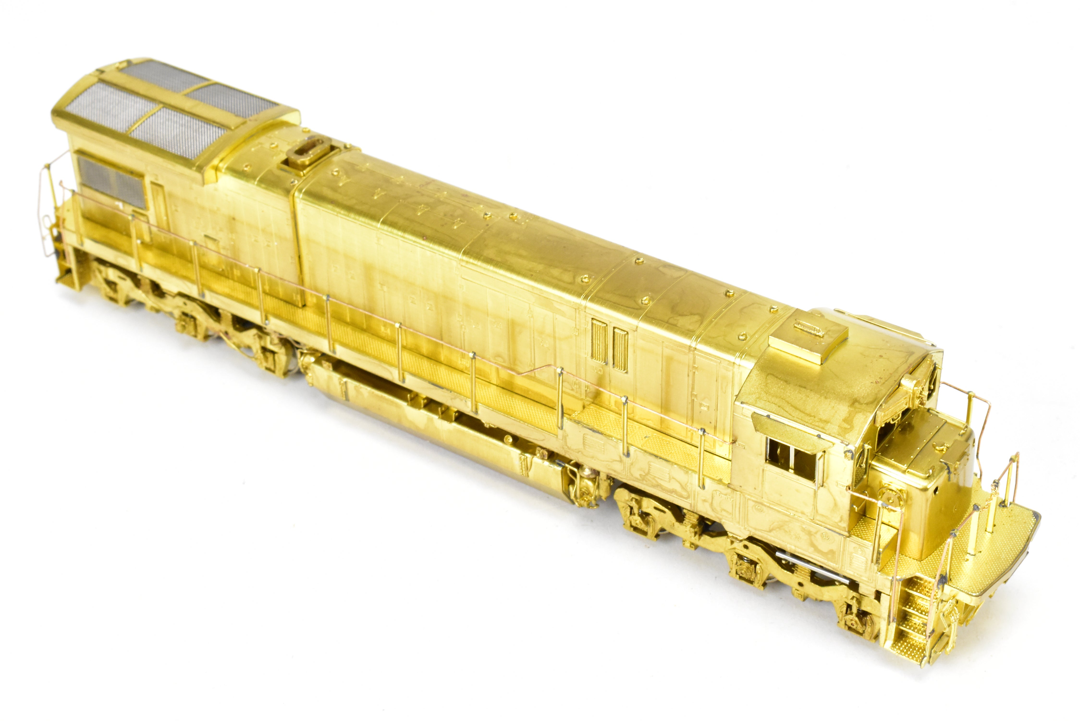 HO Brass OMI GE C30 - 7 2 - Window Locomotive with Anti - Climber (BN or ATSF)