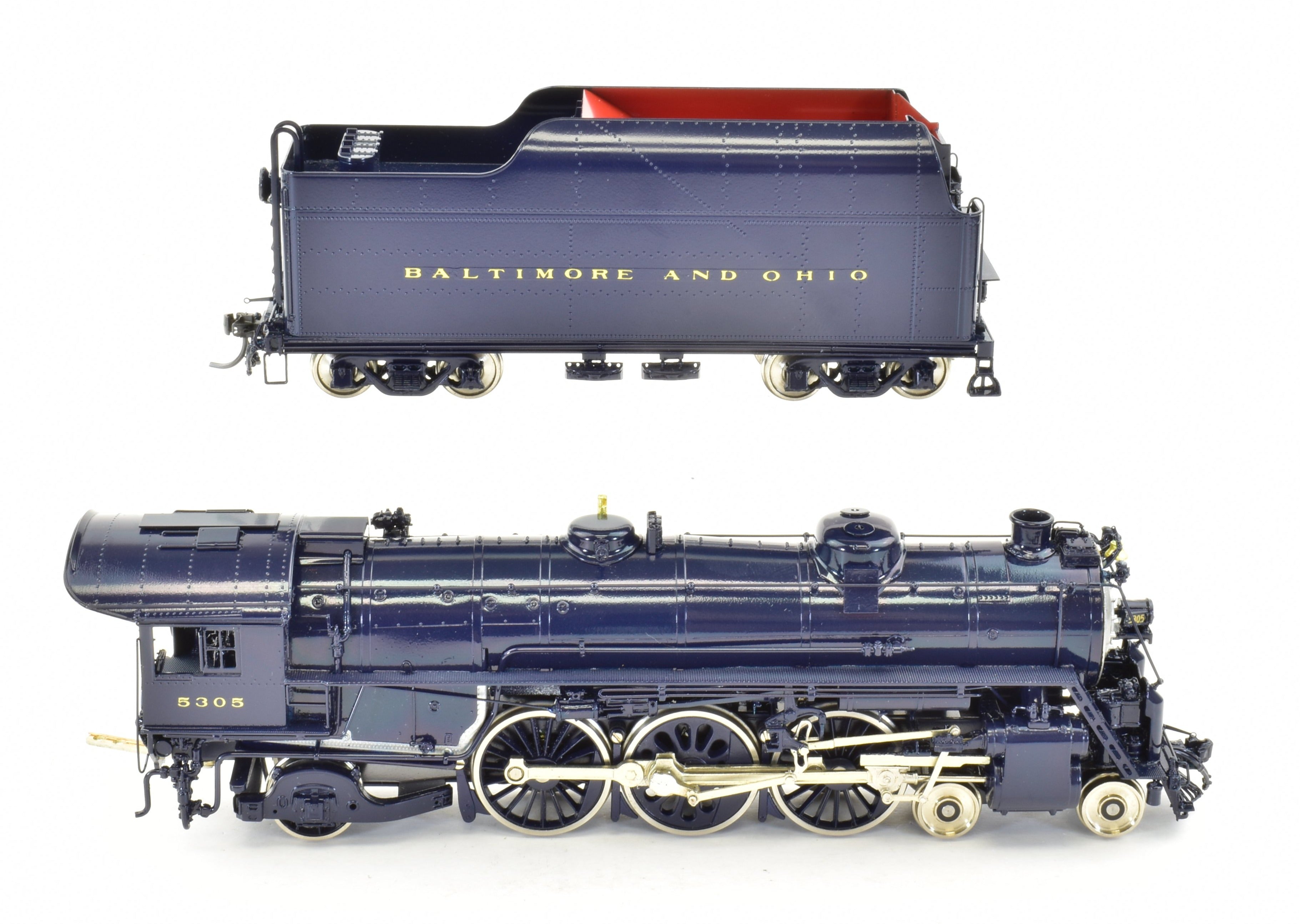 HO Scale Brass Key Imports B&O (Baltimore & Ohio) P-7C 4-6-2 Pacific Custom Series Steam Locomotive Model #47 FP