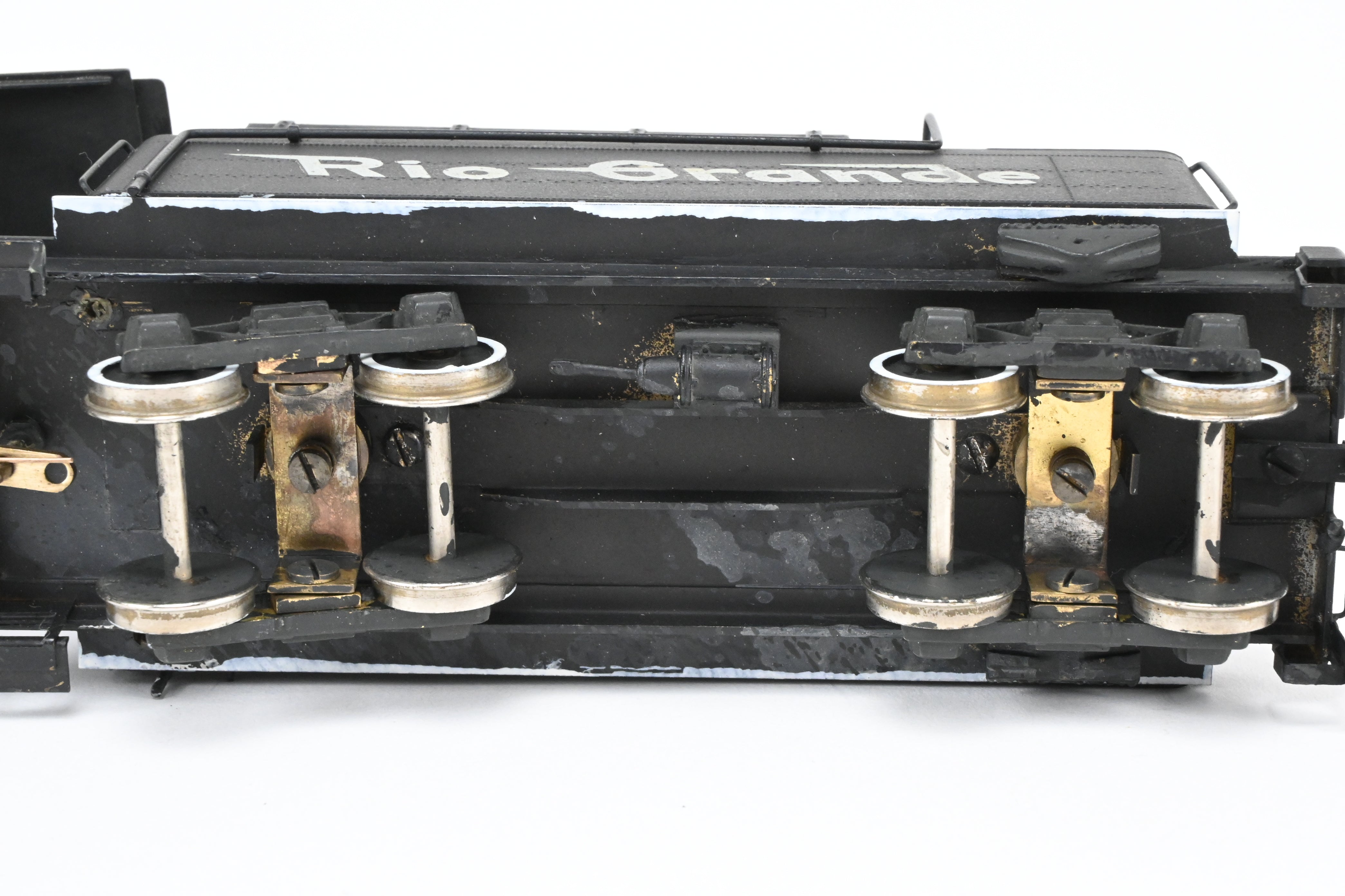 On3 Scale Brass Balboa Model Train - Denver & Rio Grande Western C-19 2-8-0 Class, Weathered CP #340 Replica