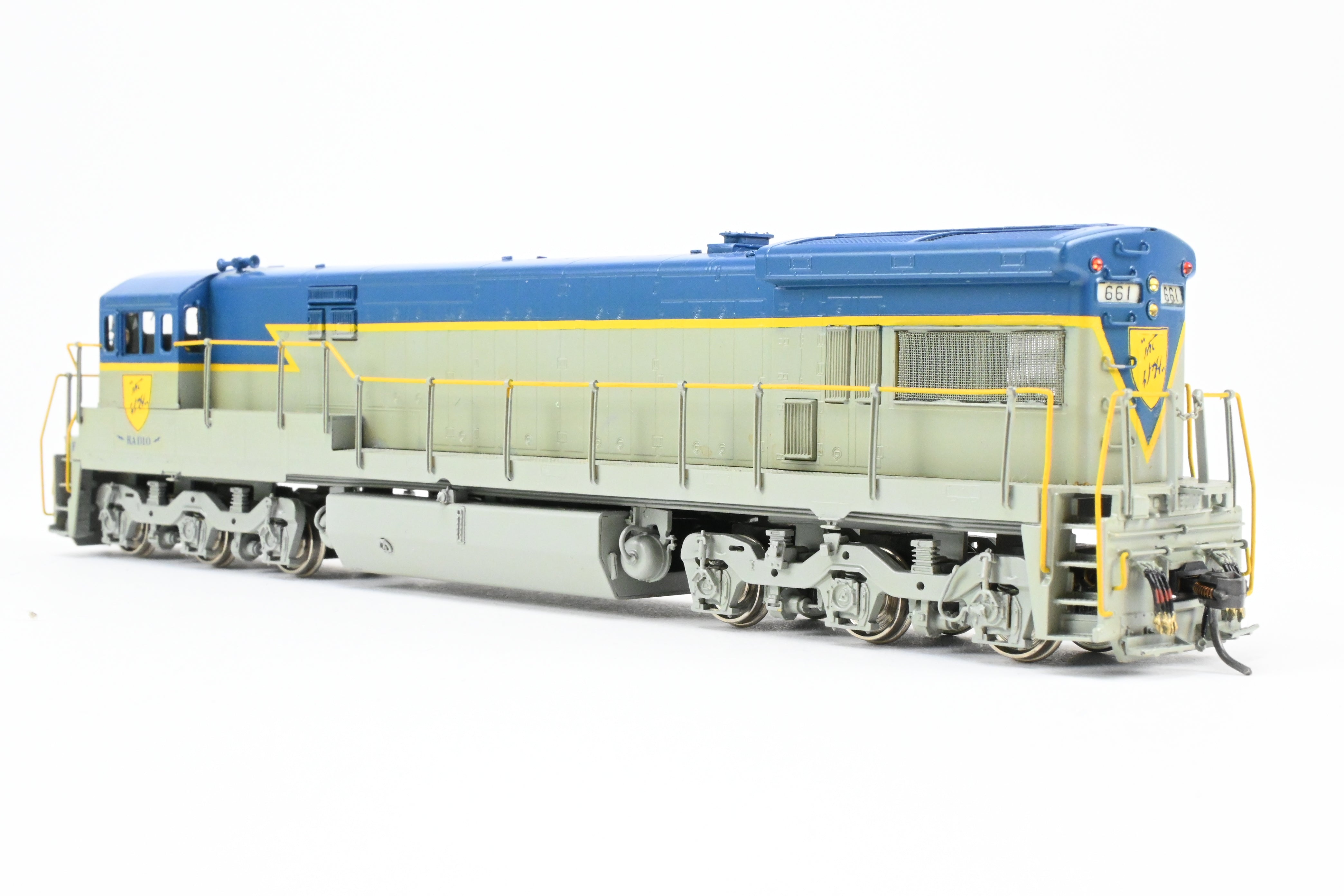 HO Scale Brass Locomotive Model - Overland Models Inc. Custom Painted Delaware & Hudson GE U33C No. 661