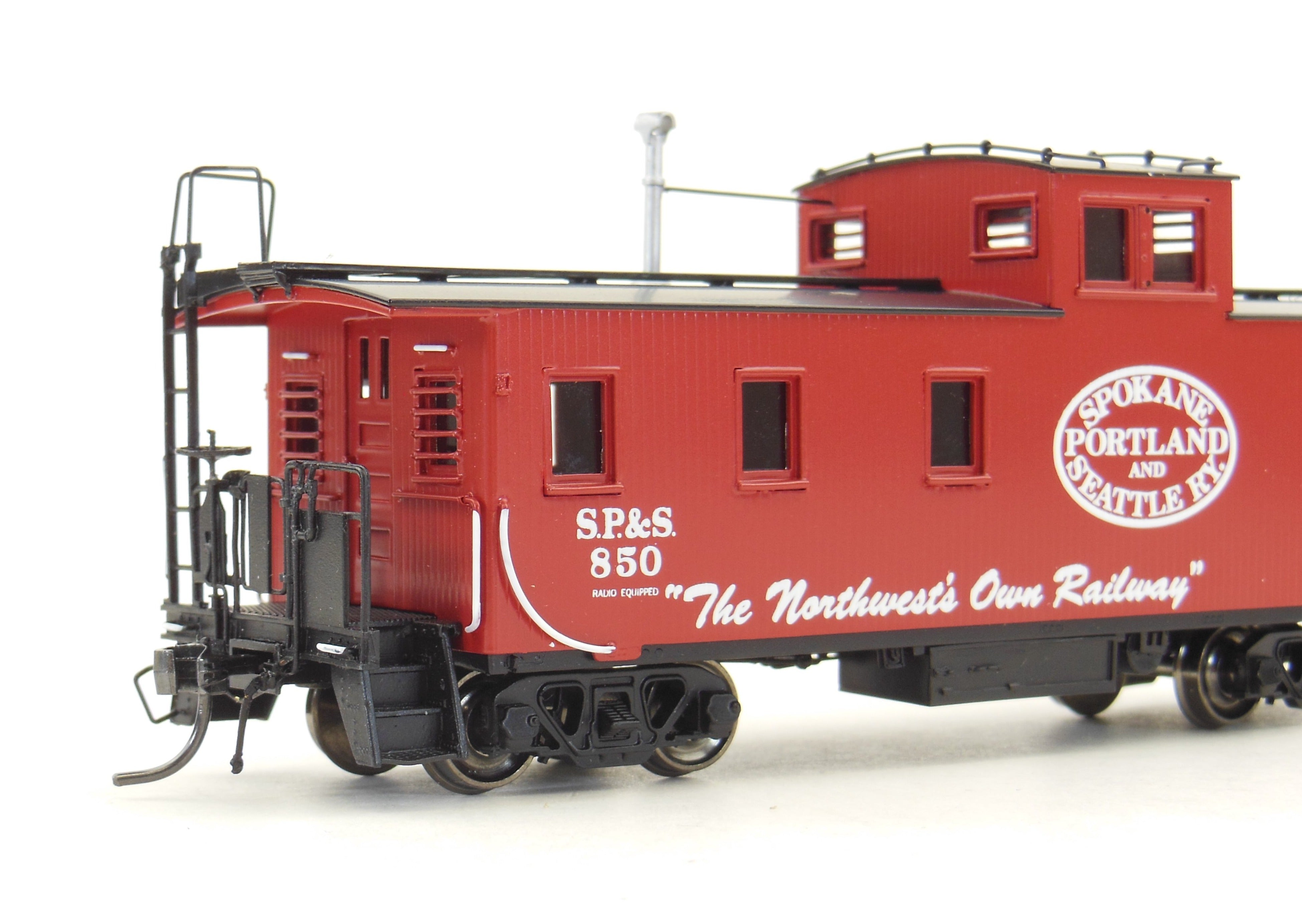 HO Brass OMI SP&S 30' Wood Caboose FP #850 by Overland Models, Inc.