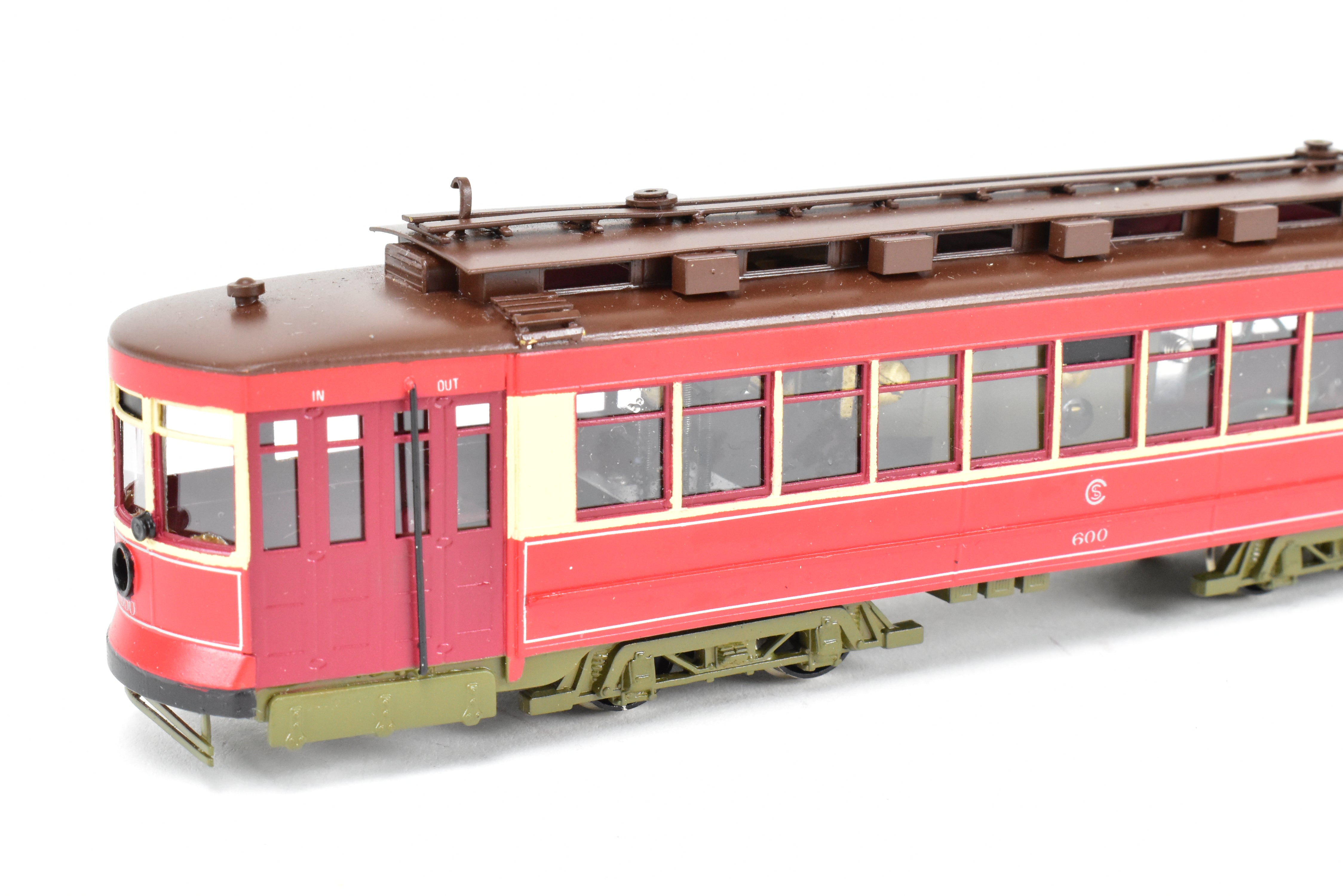 HO Scale Brass Fairfield 343 CSL Chicago Surface Lines Custom Painted Pullman Car No. 600 in REBOXX
