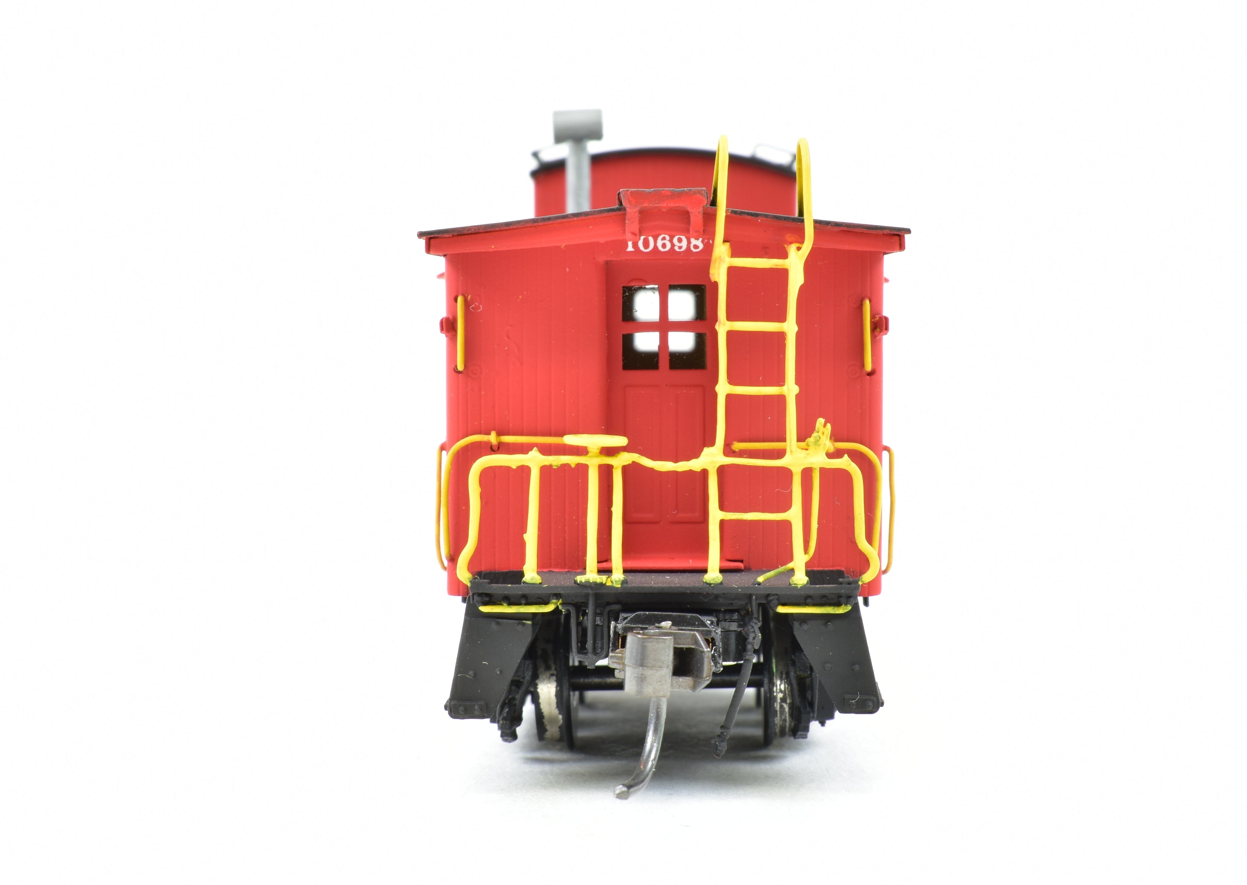 HO Scale Brass OMI - Overland Models, Inc. Chicago & North Western (C&NW) Wood Caboose Professionally Painted Model for Model Train Enthusiasts