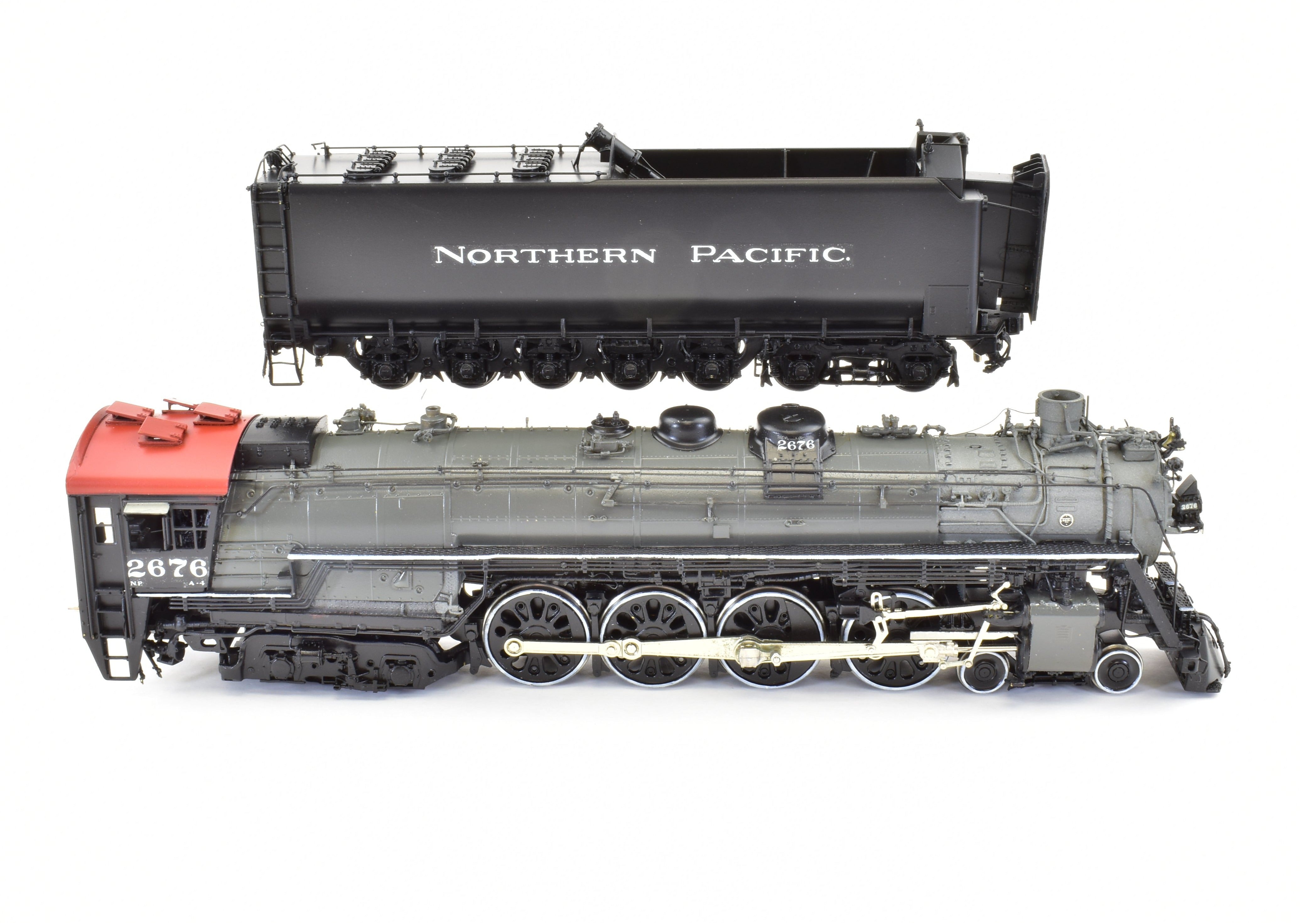 HO Scale Brass Northern Pacific A-4 4-8-4 Pro Painted Locomotive by W&R Enterprises