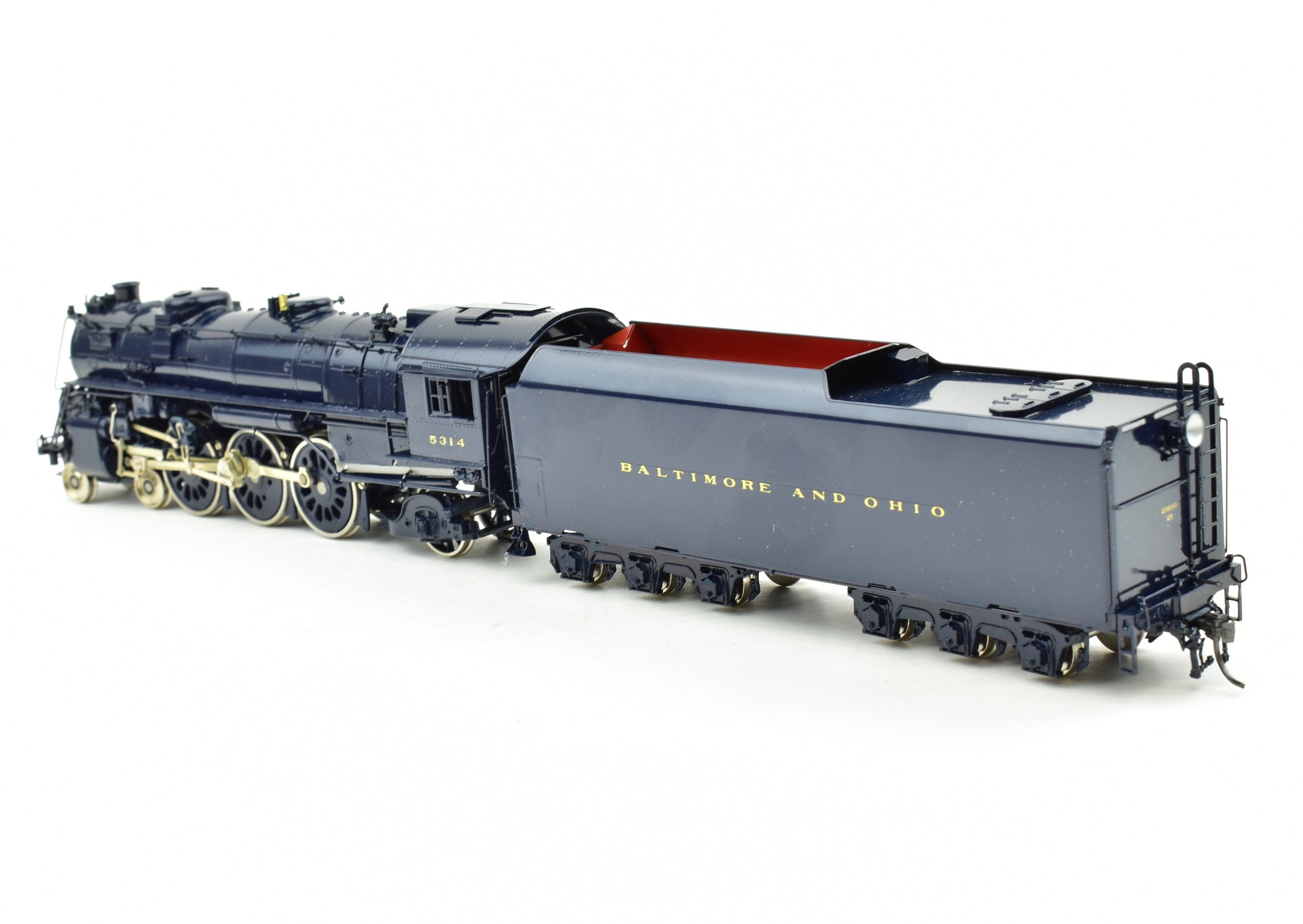 HO Scale Brass Key Imports B&O P-7e 4-6-2 Pacific #5314 Custom Series 47 FP Model