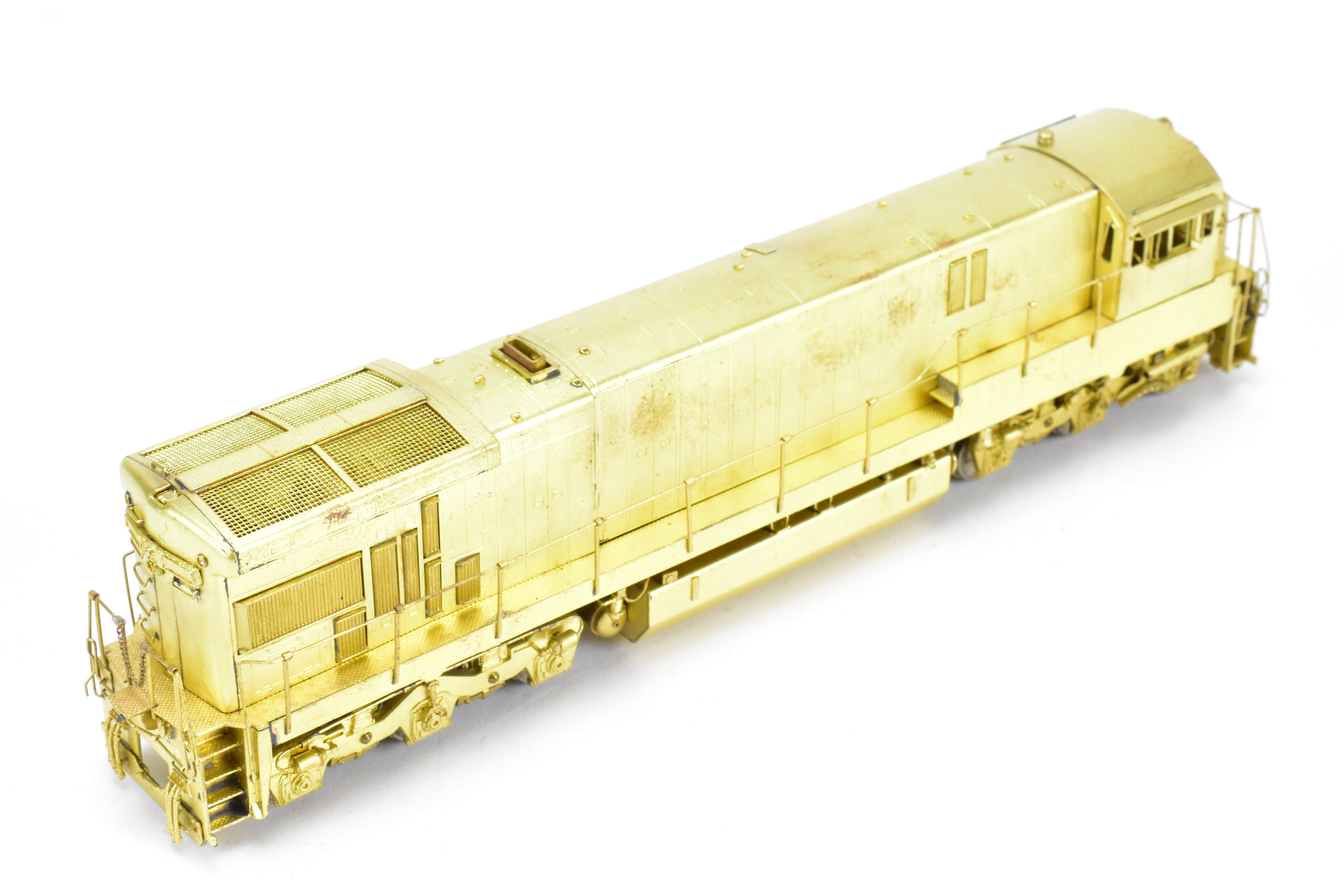 HO Scale Brass Model Train Locomotive - Overland Models Inc. GE C30 - 7 Four Window Cab for Various Roads