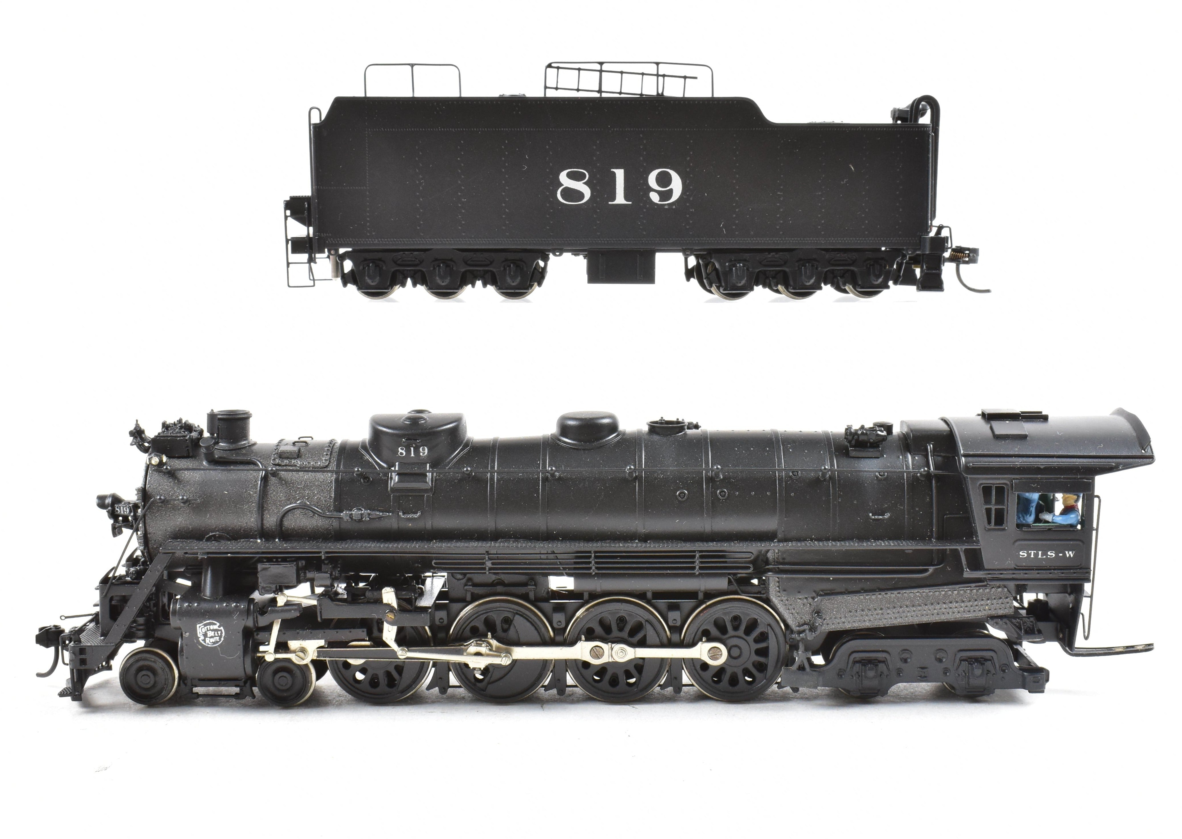 HO Scale Brass Westside Model Co SP - Southern Pacific GS - 8 Pro - Painted for Cotton Belt #819