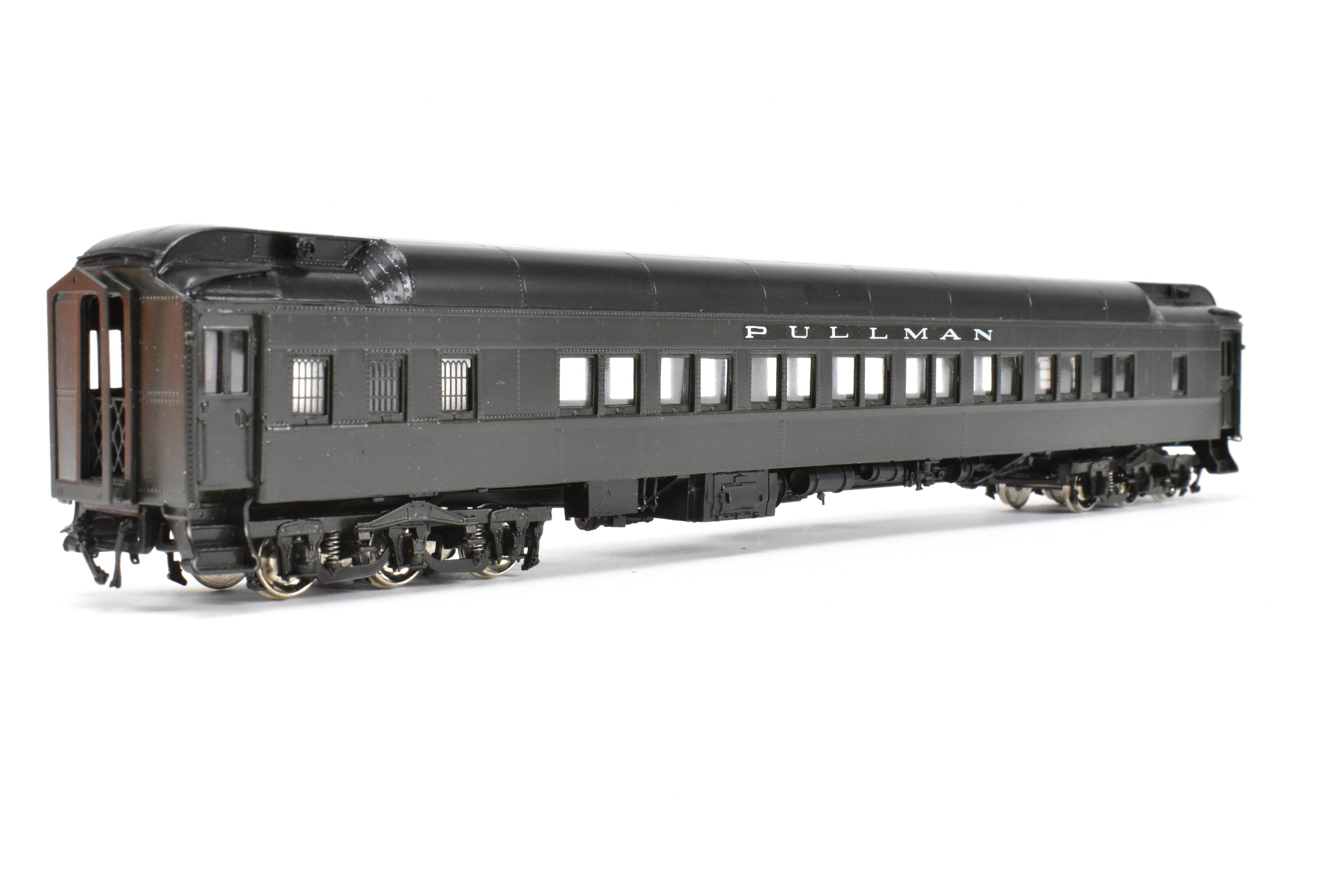 HO Scale Brass Precision Scale Co. (PSC) Pullman 80-Foot Sleeper Heavyweight 16-Section Tourist Car Plan 2412 with Factory-Painted Air