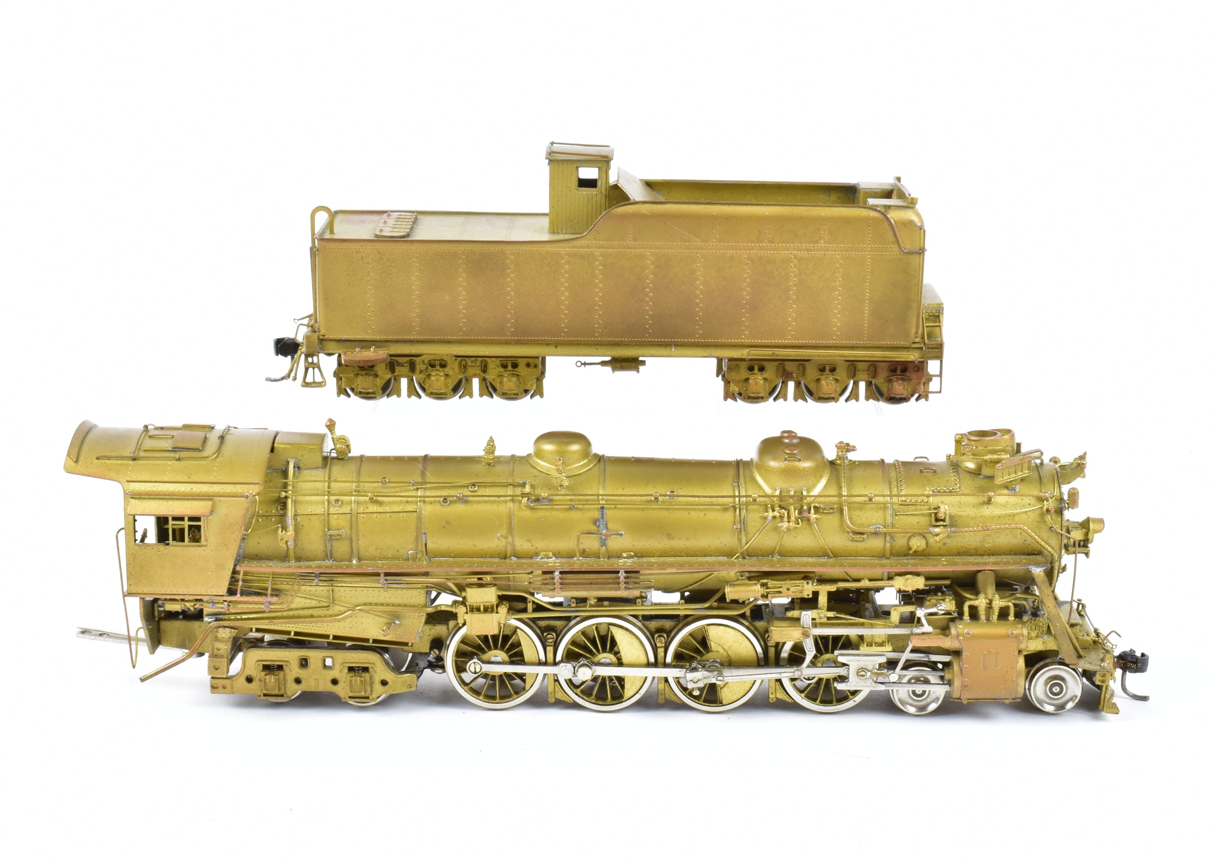 High - Quality HO Scale Brass Key Imports Model of Denver & Rio Grande Western M - 64 4 - 8 - 4 Northern Steam Locomotive