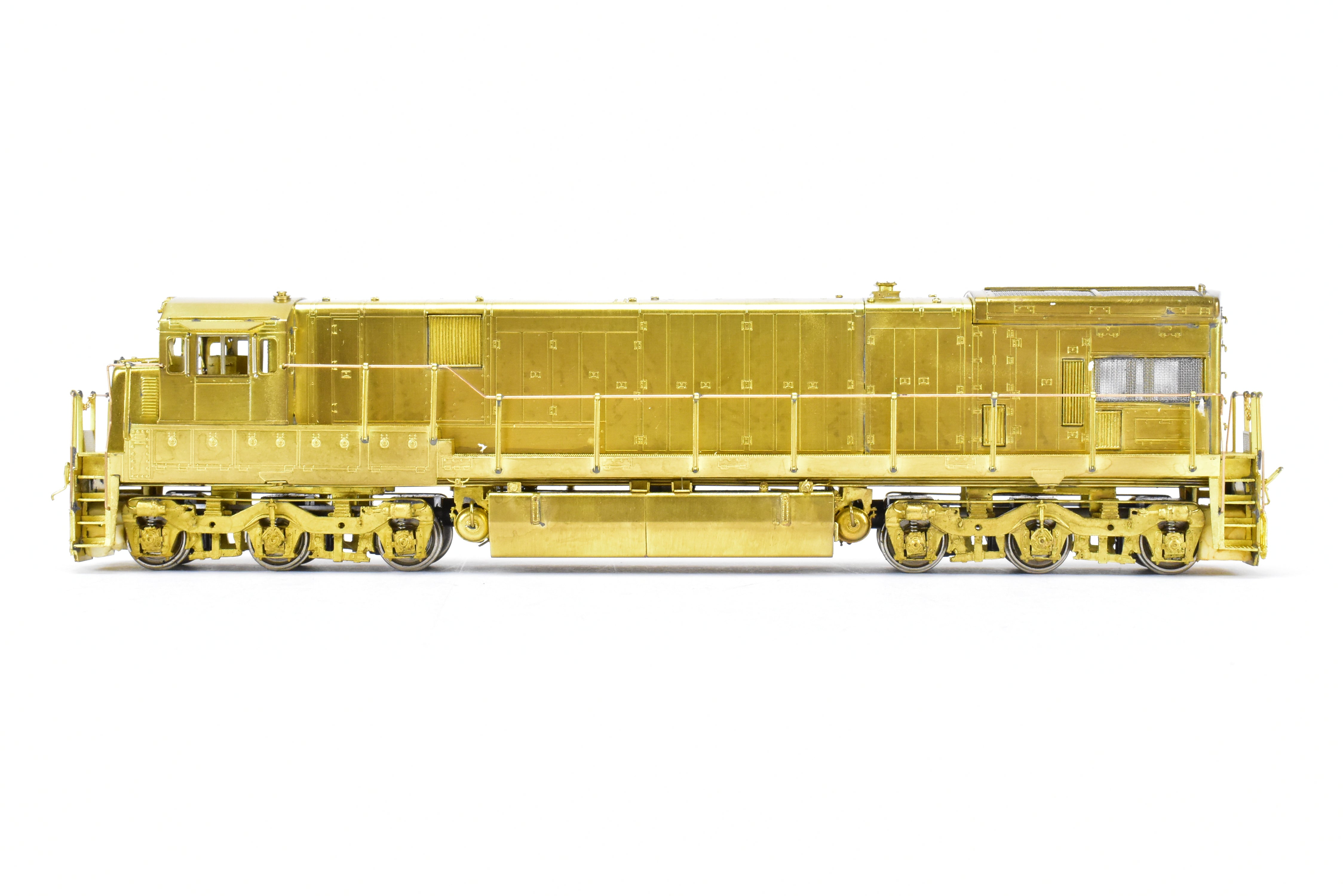 HO Scale Brass Model Train - Overland Models Inc. GE C30 - 7 4 - Window Cab Locomotive without Anti - Climber for Various Railroads