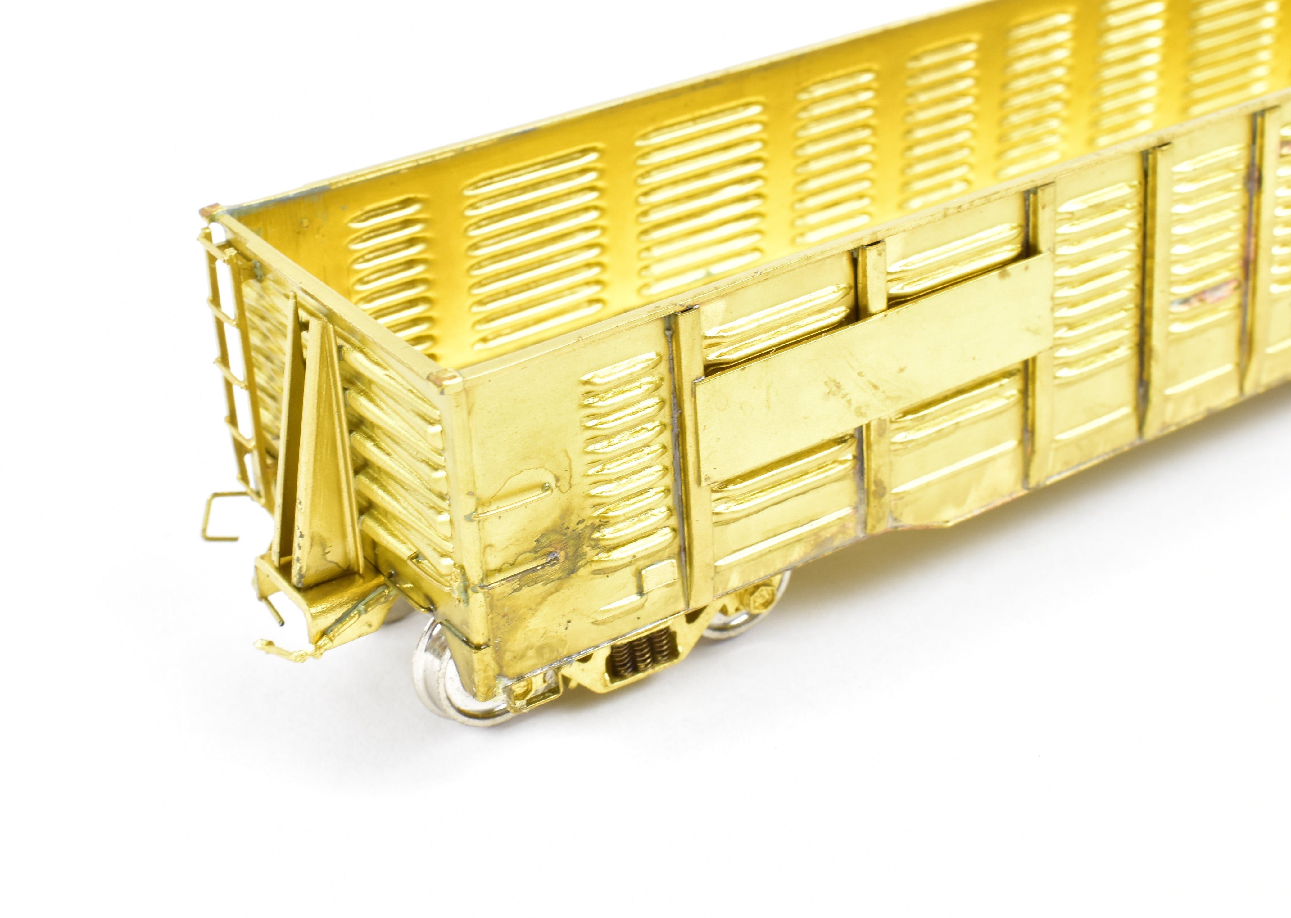 OMI Overland Models HO Brass ATSF - Santa Fe 100 Ton Gondola Model