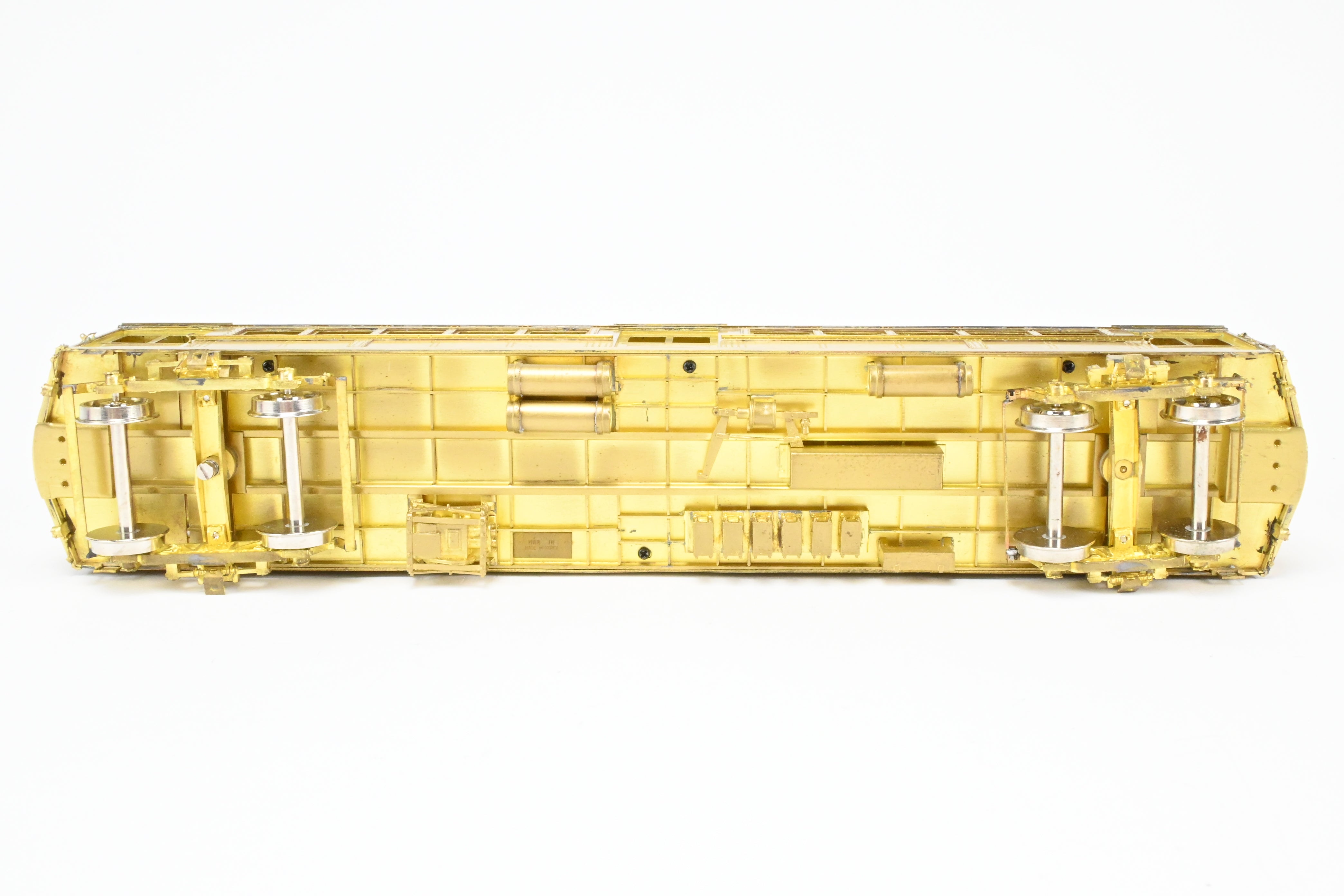 Brass Model of Unpowered Subway Car from the 3650 - 3699 Series of Interborough Rapid Transit (IRT) by MTS Imports Inc., Deck Roof HI - V Type