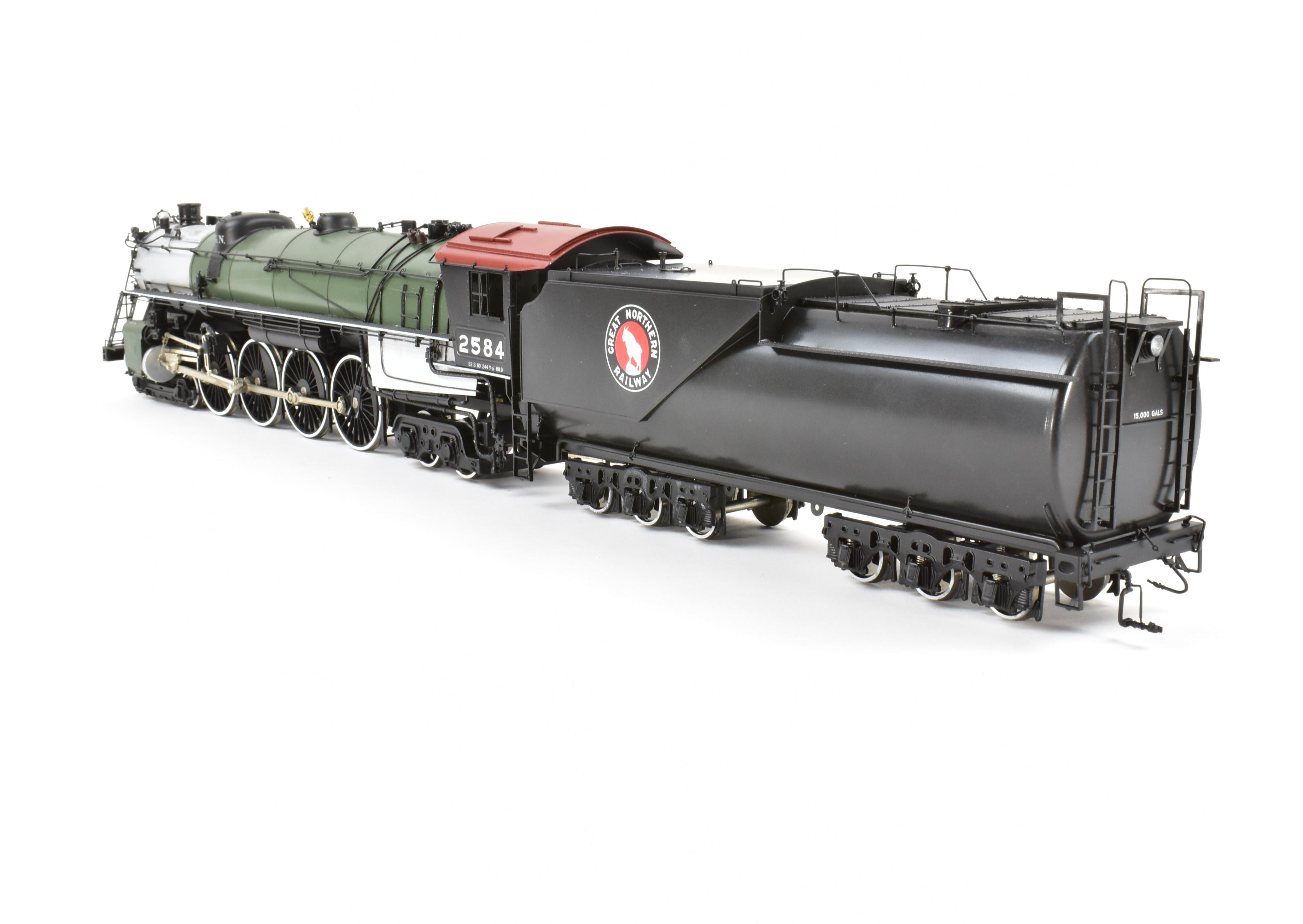 O Scale Brass Sunset Models GN Great Northern S - 2 Class 4 - 8 - 4 Factory - Painted No. 2584