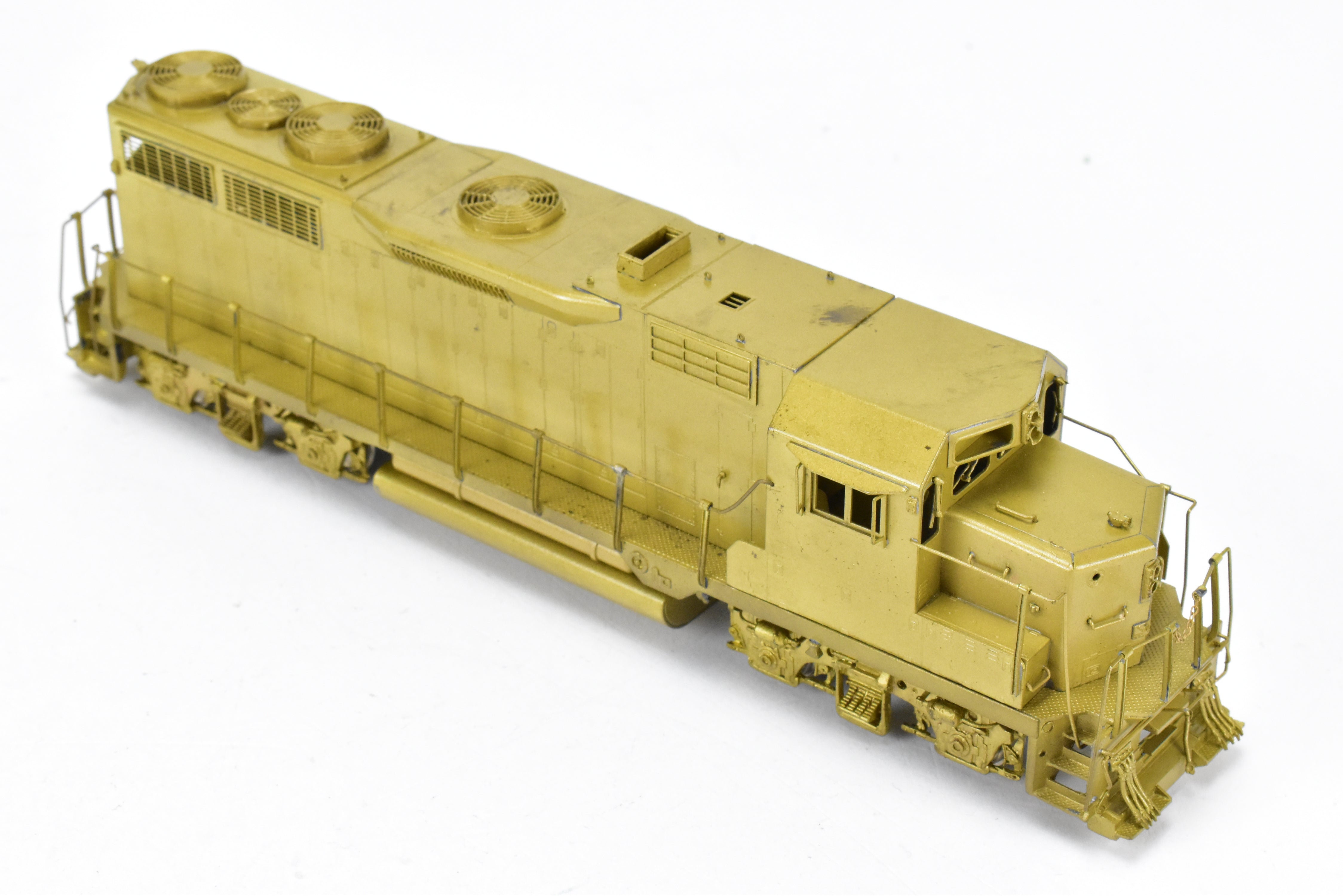 HO Scale Brass Model Train - Overland Models Inc. EMD GP35 Locomotives of Various Roads with Dynamic Brakes and Nose - Mounted Headlight in N Scale