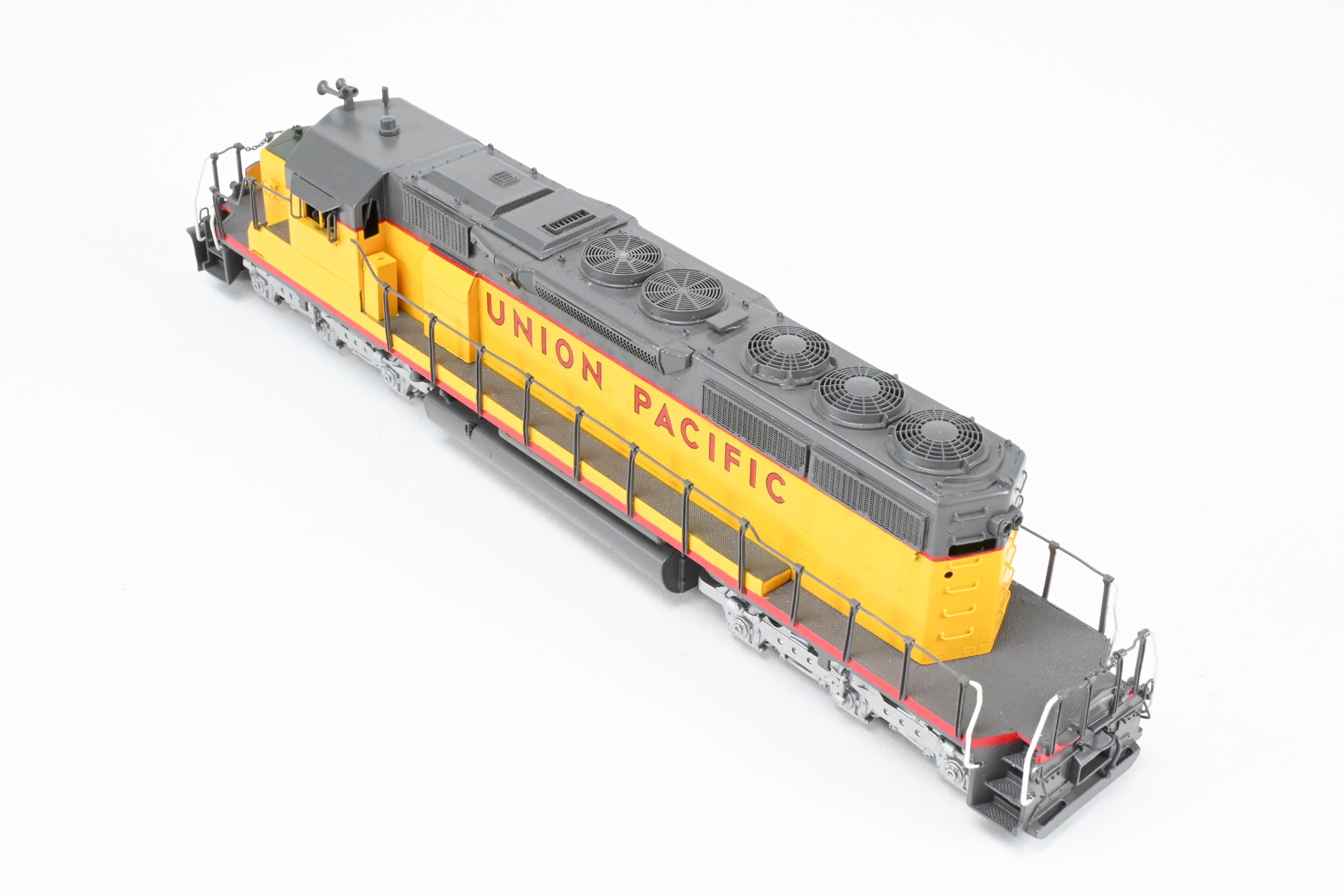 HO Scale Brass E&P Associates Union Pacific EMD SD40-2 Phase III Freight Locomotive Model, Factory Painted in UP Yellow and Gray, Lettered but Without Number