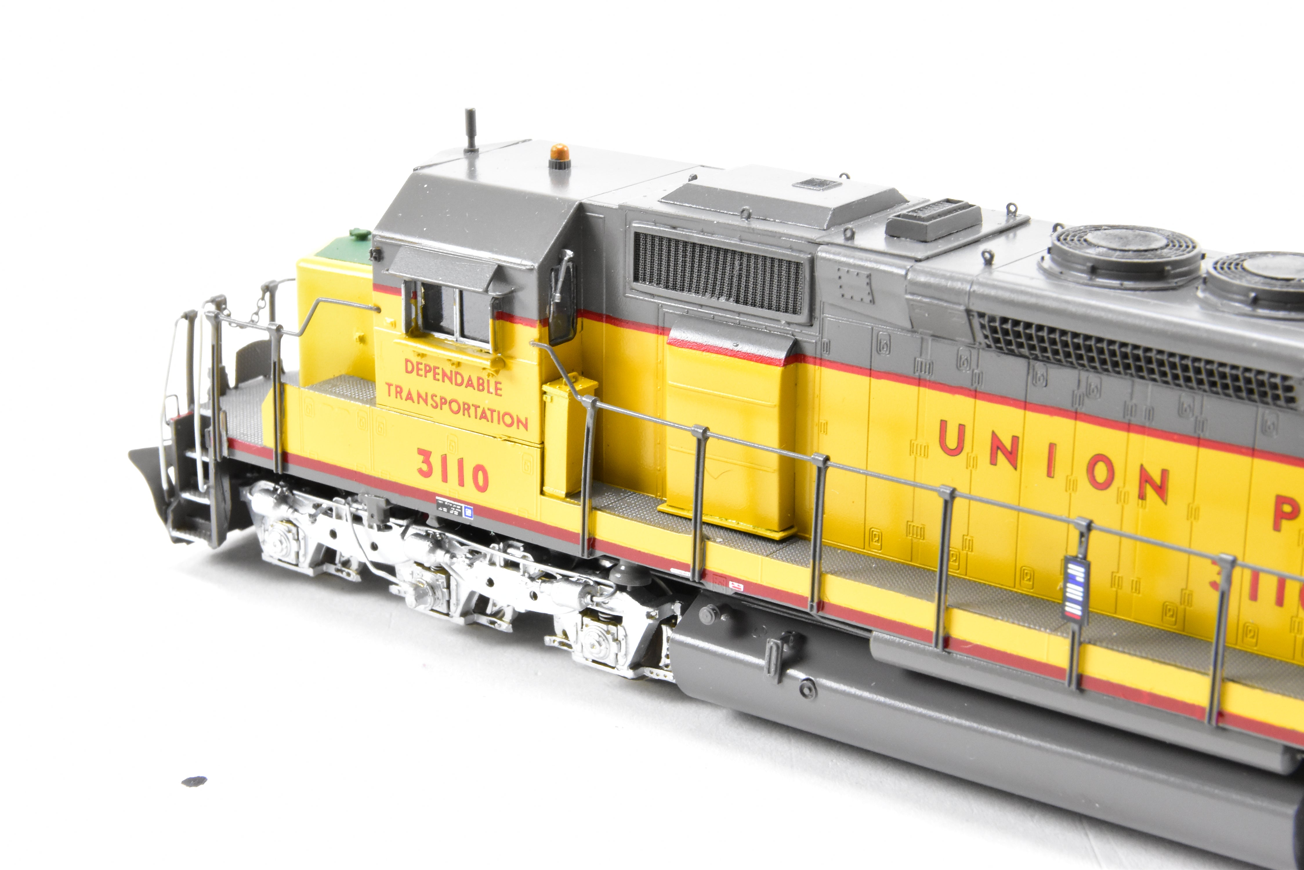 HO Scale Brass Model Train - Overland Models Inc. Union Pacific EMD SD40 Locomotives, Nos. 3083 - 3122, Specifically CP #3110