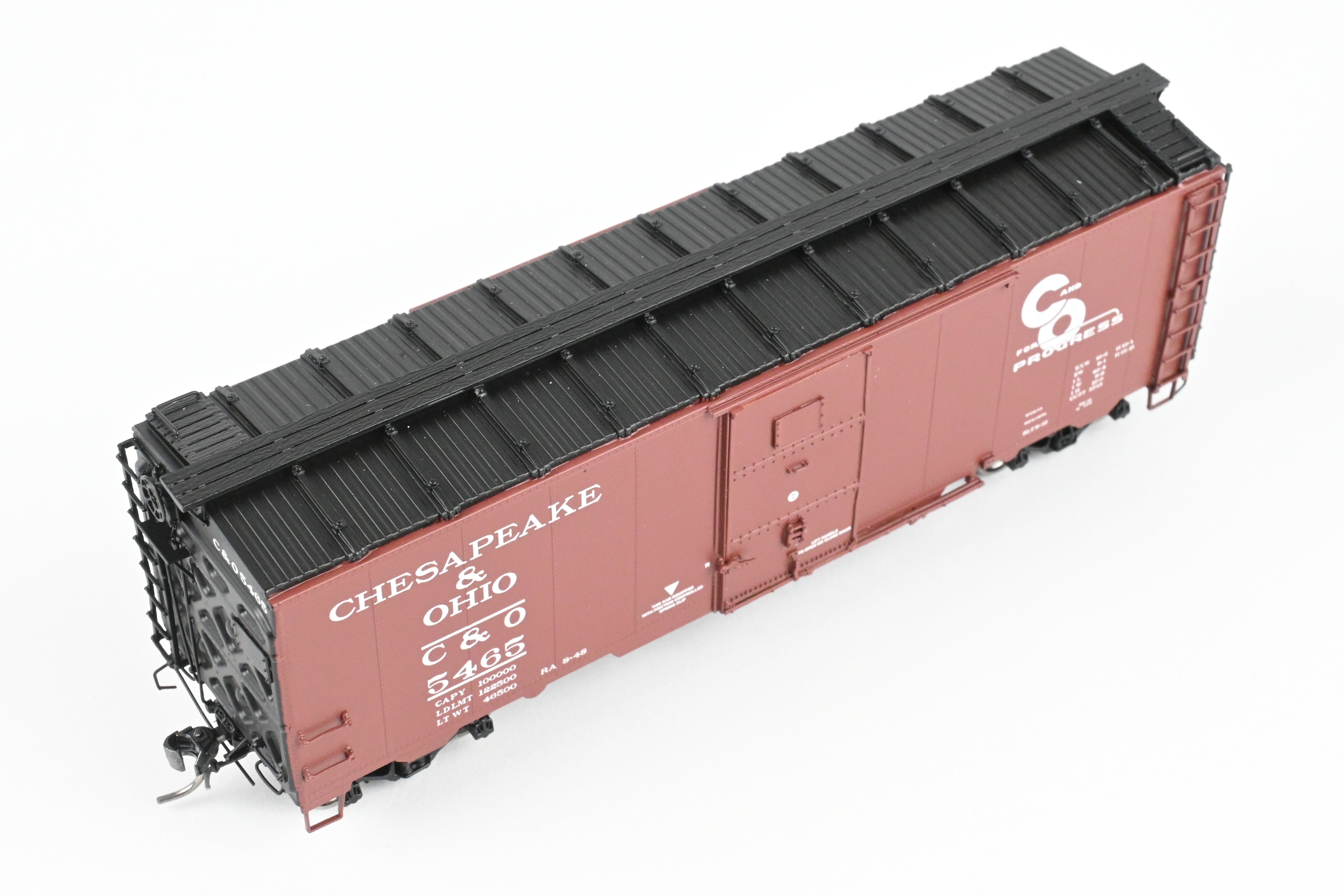 1937 American Scale Models C&O Chesapeake & Ohio Art Deco Boxcar No. 5465