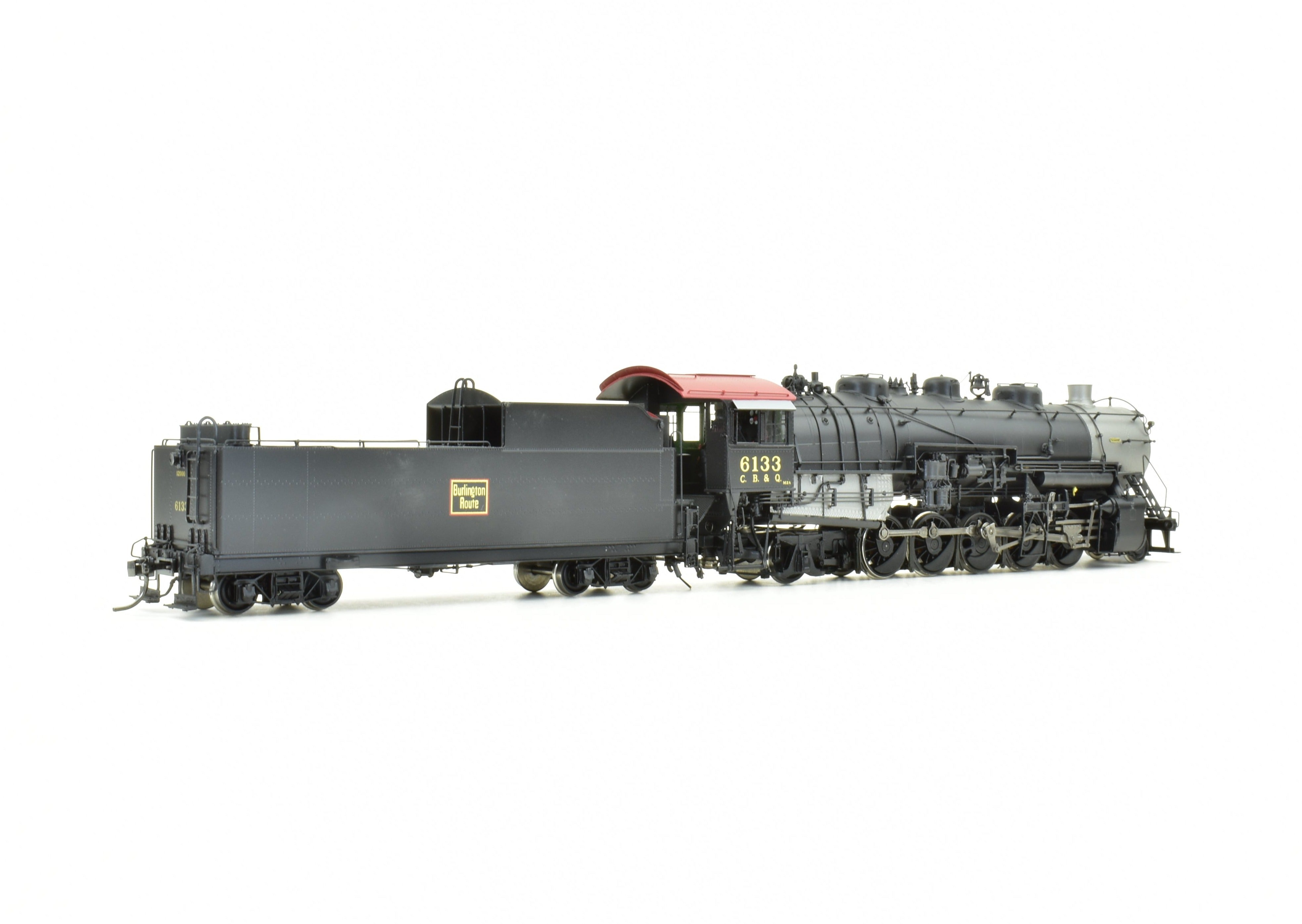 High - Quality HO Scale Brass Steam Locomotive CON CIL - Challenger Imports CB&Q - Burlington Route Class M2A 2 - 10 - 2 FP #6133 Model