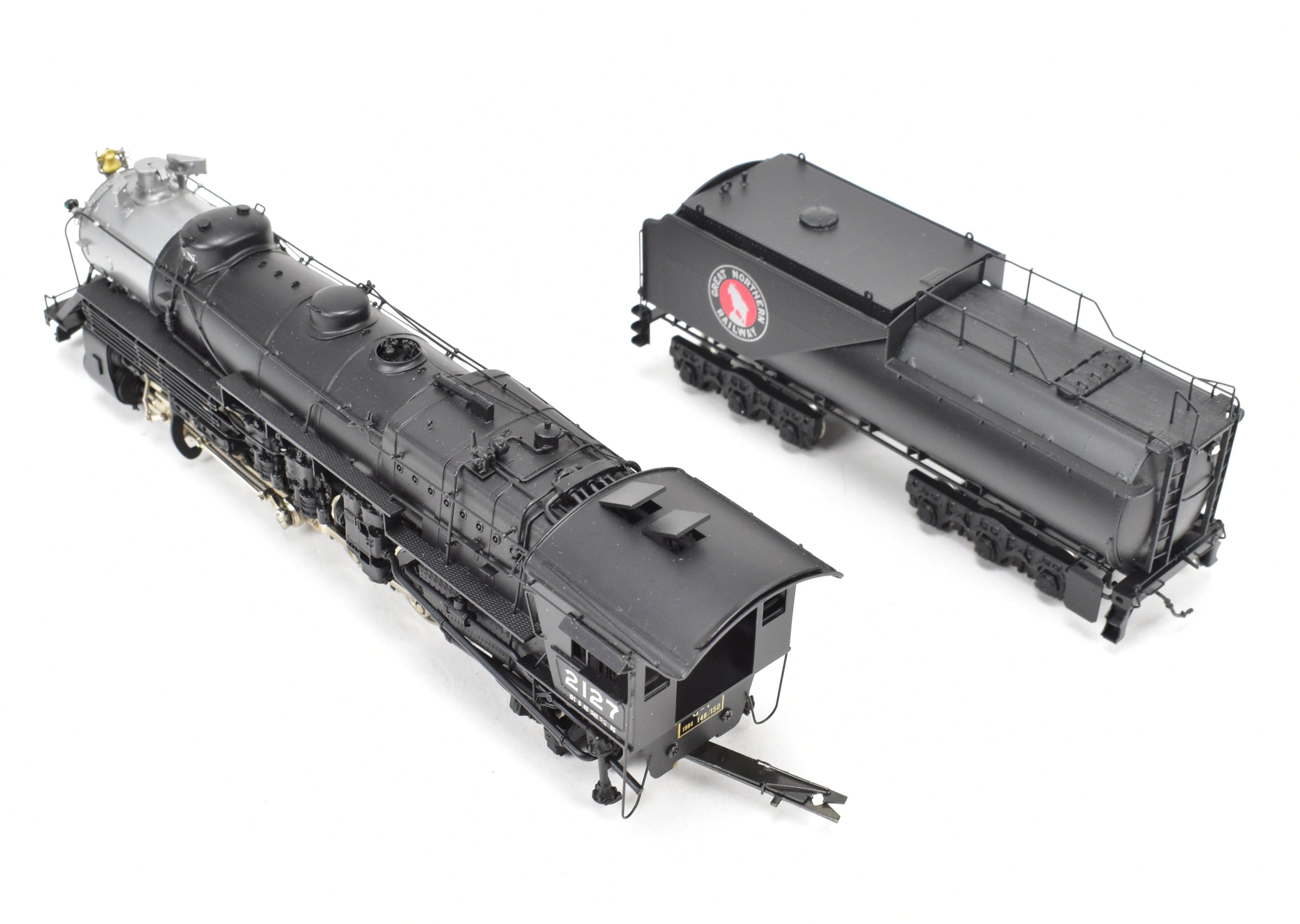 HO Scale Brass PFM - Tenshodo Great Northern 2-10-2 Class Q-1 Factory Painted Model Engine from 1984 Production Run