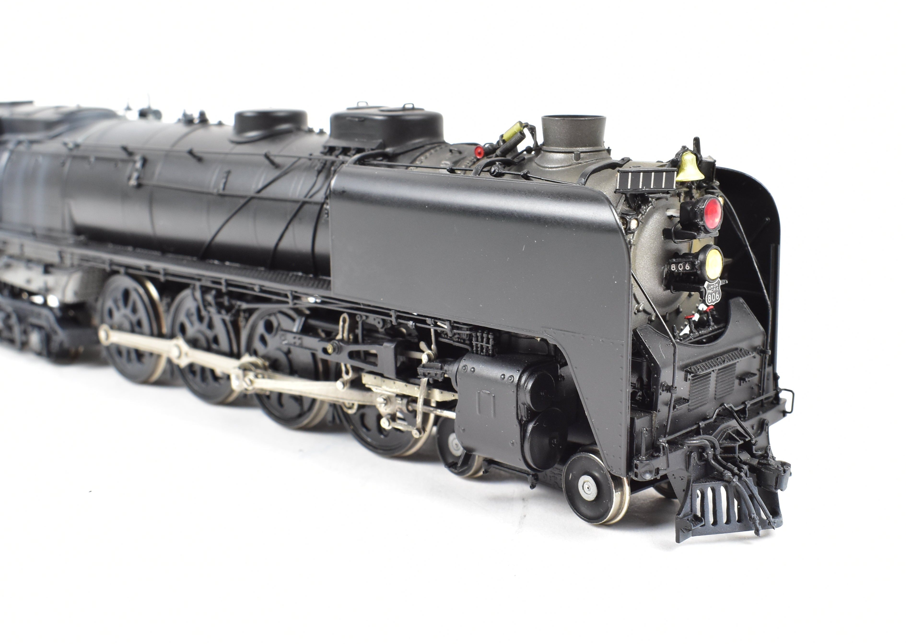 HO Scale Brass Model Train - Overland Models Inc. Union Pacific FEF - 1 4 - 8 - 4 Locomotive No. 806 with Light Weathering and Factory Painting