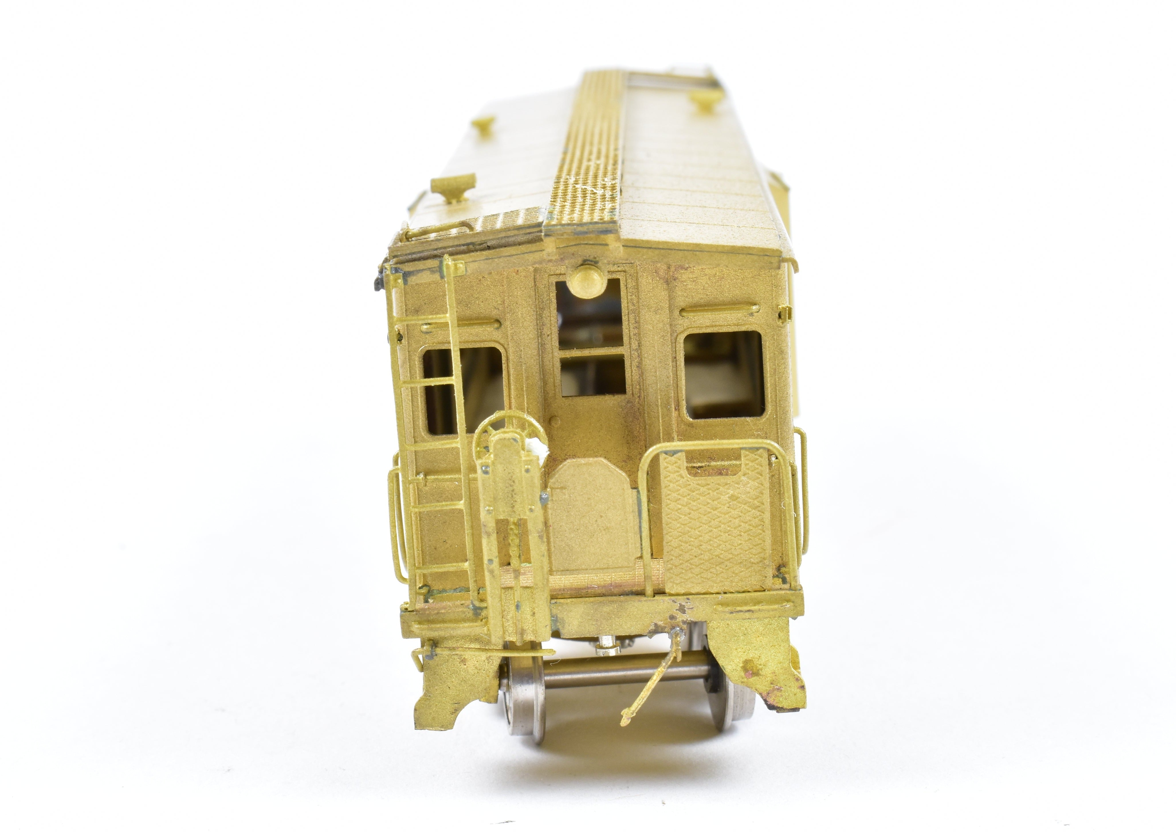 HO Scale Brass Model of the Oriental Limited Great Northern Bay Window Caboose