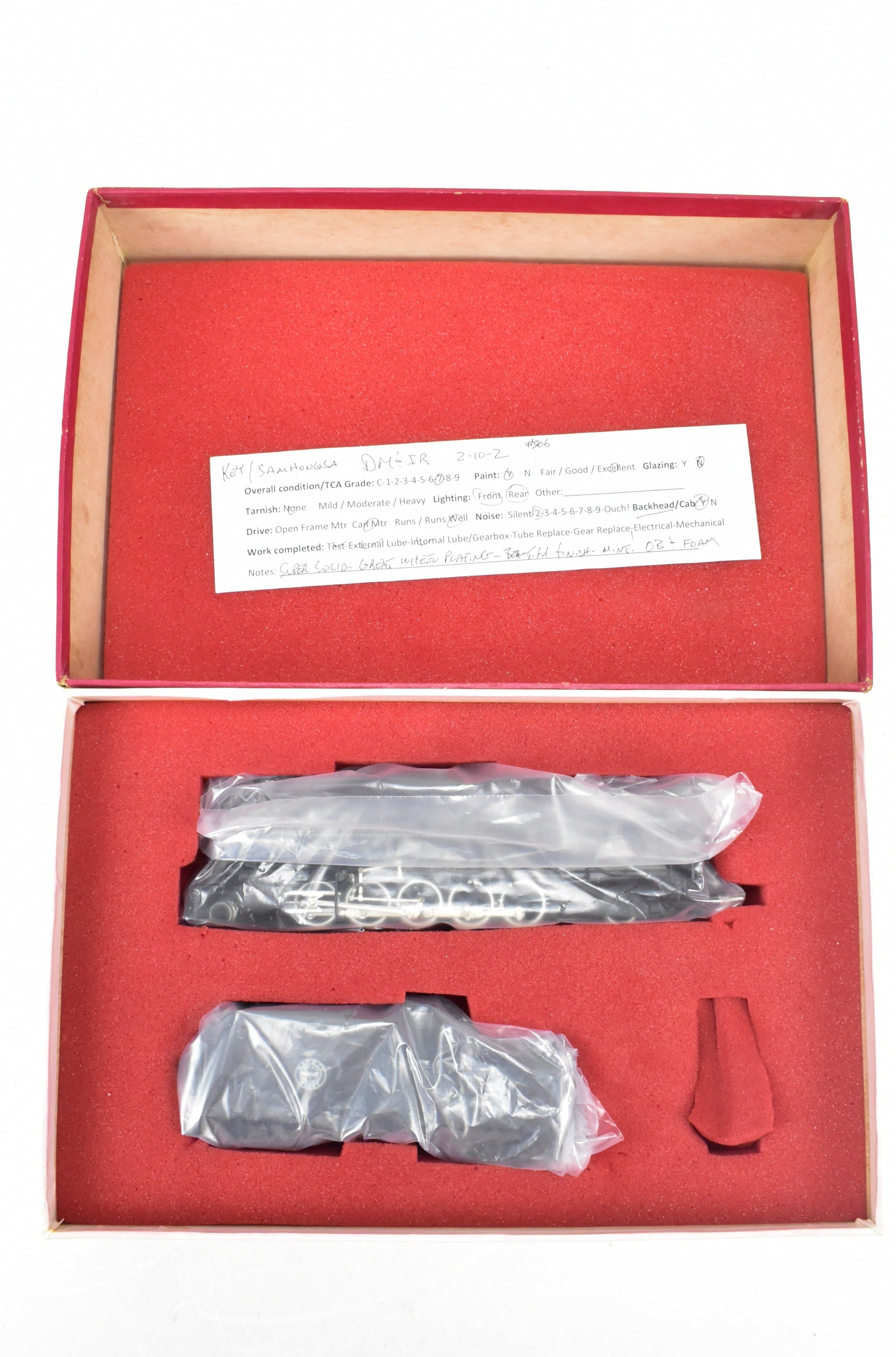 HO Scale Brass Key Imports DM&IR 2-10-2 Santa Fe Class E-1 Pro Painted Locomotive No. 506