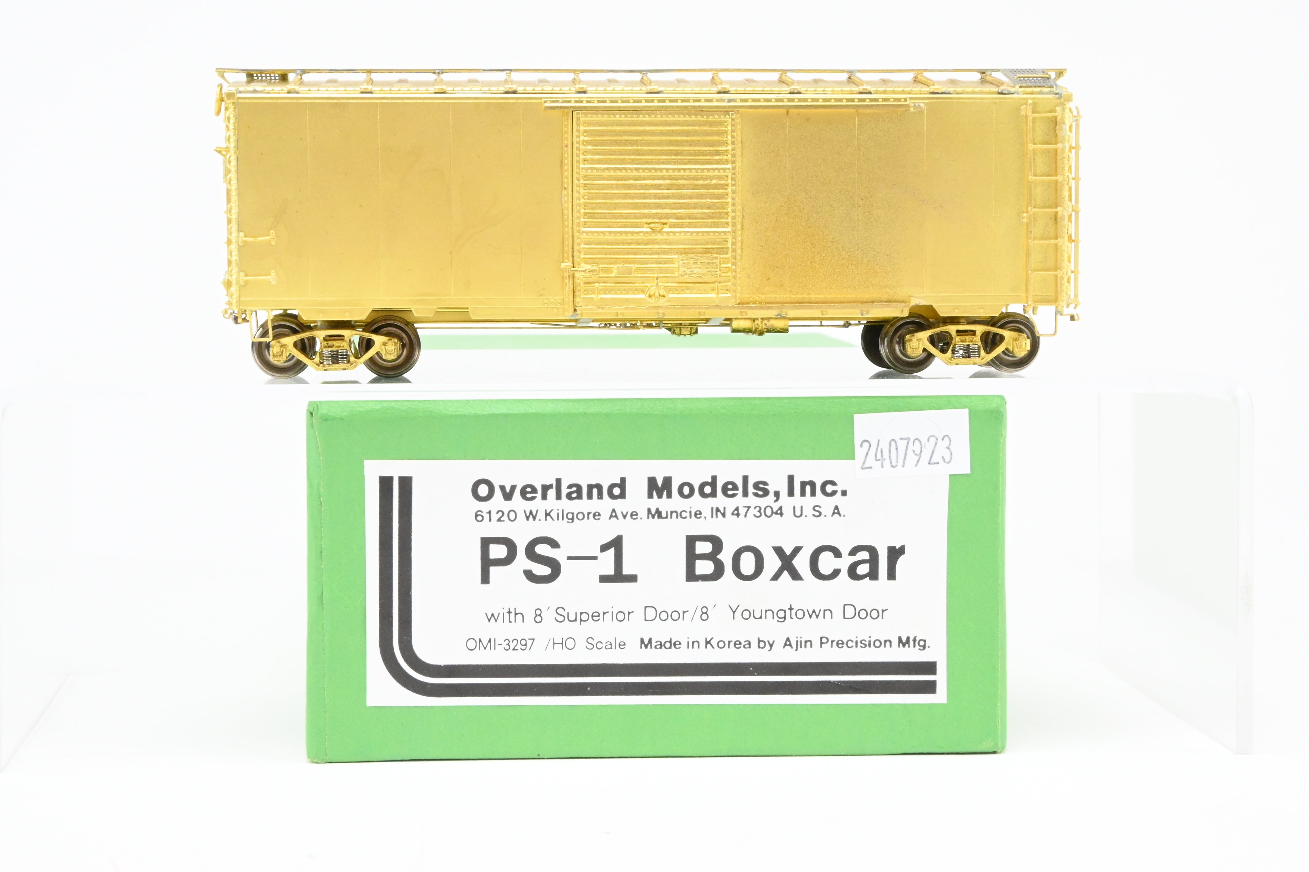 HO Brass OMI PS-1 Box Car by Overland Models with 8' Doors