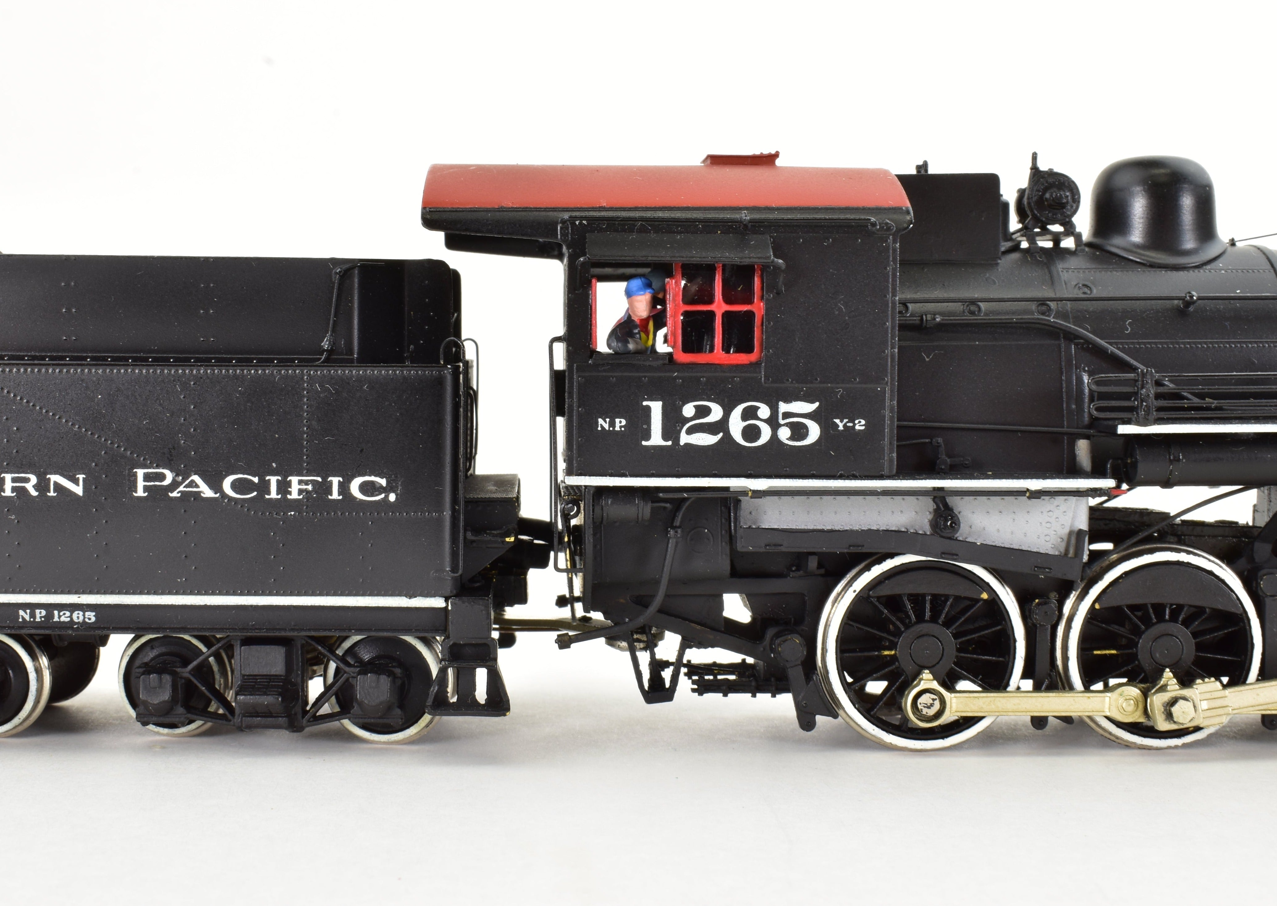 HO Brass W&R Enterprises Northern Pacific Y-2 2-8-0 Pro-Painted with ESU/LokSound DCC/Sound