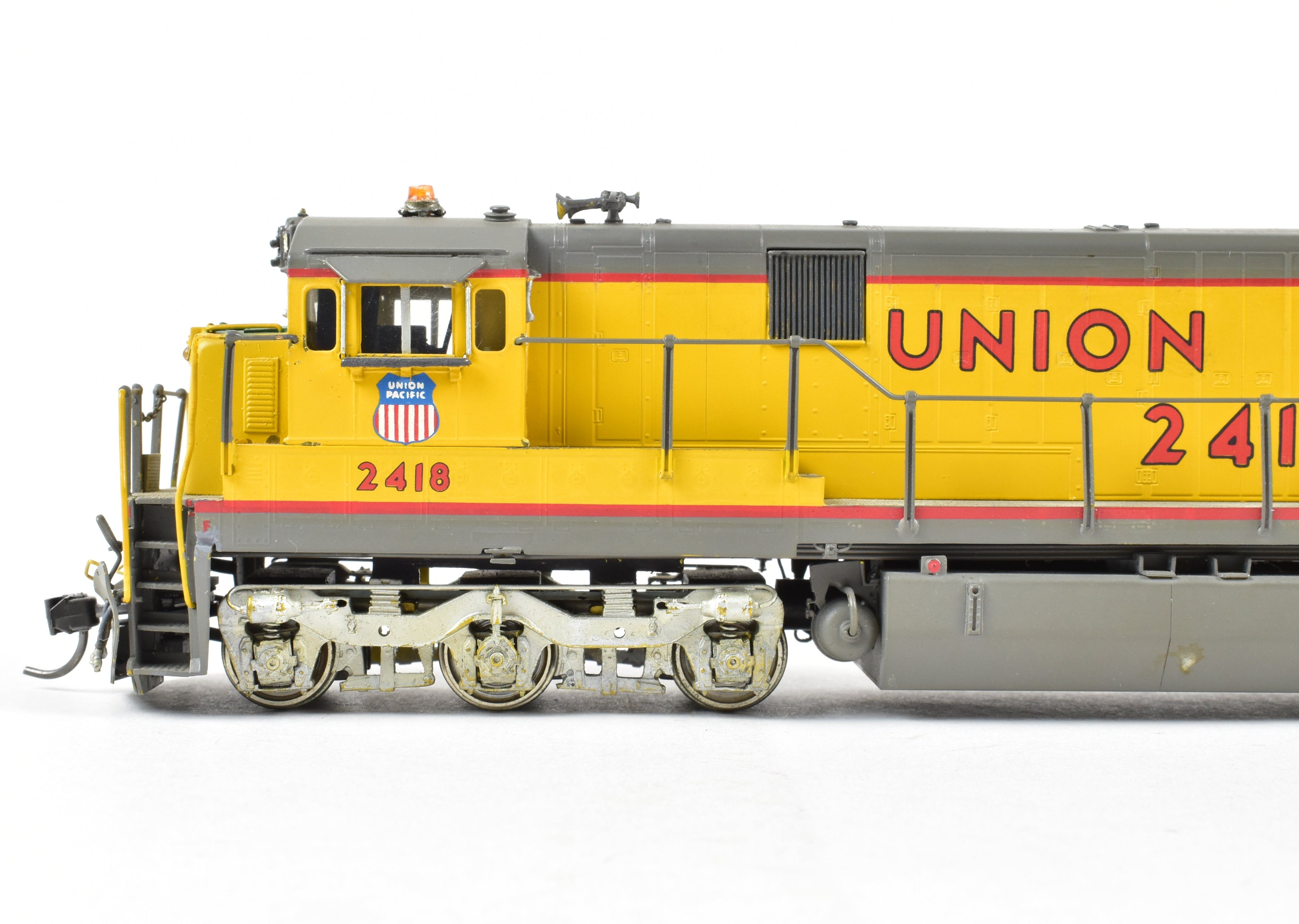 HO Scale Brass Diesel Locomotive Model - Overland Models, Inc. Union Pacific GE C - 30 - 7 with 4 - Window Cab and without Anticlimber CP