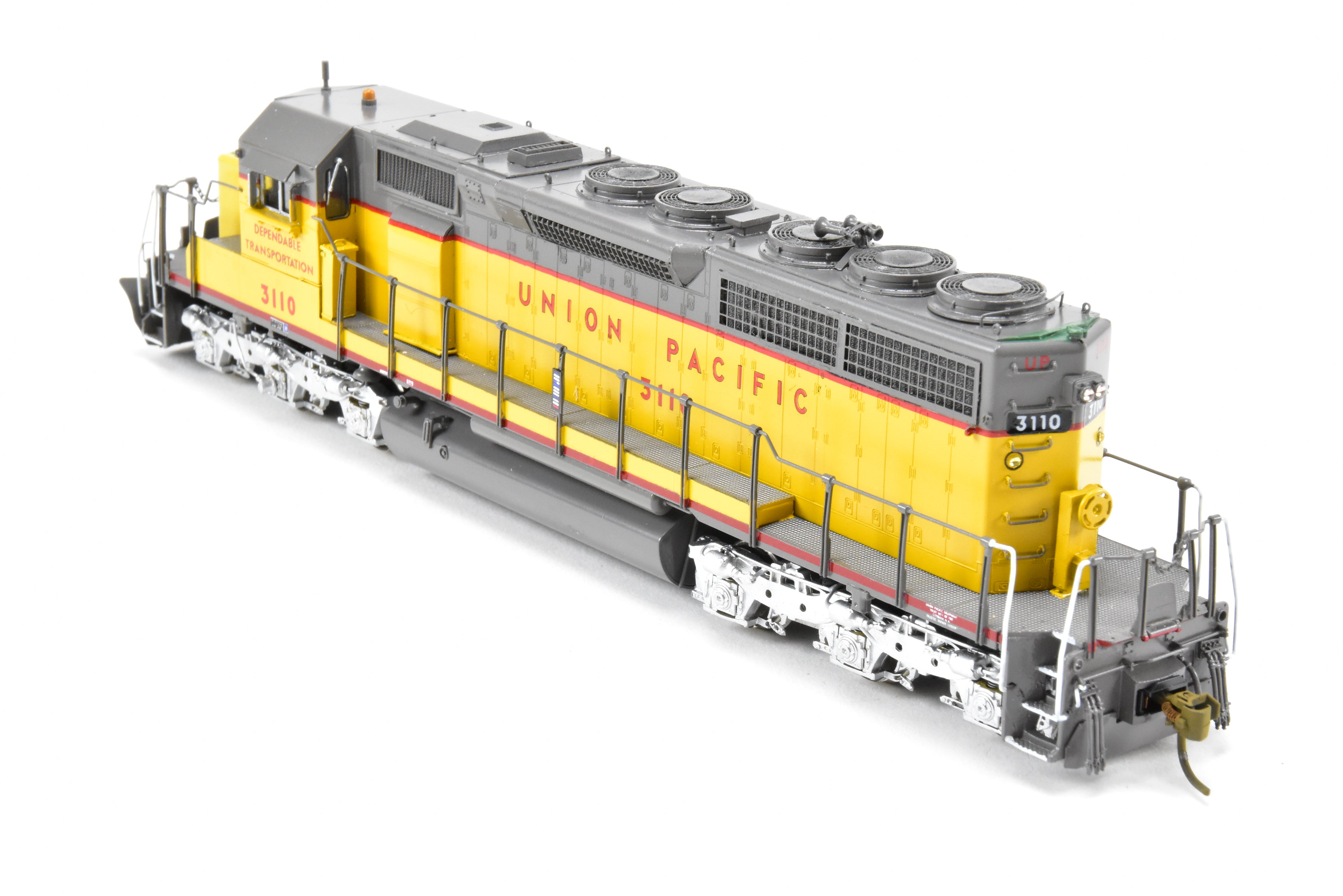 HO Scale Brass Model Train - Overland Models Inc. Union Pacific EMD SD40 Locomotives, Nos. 3083 - 3122, Specifically CP #3110