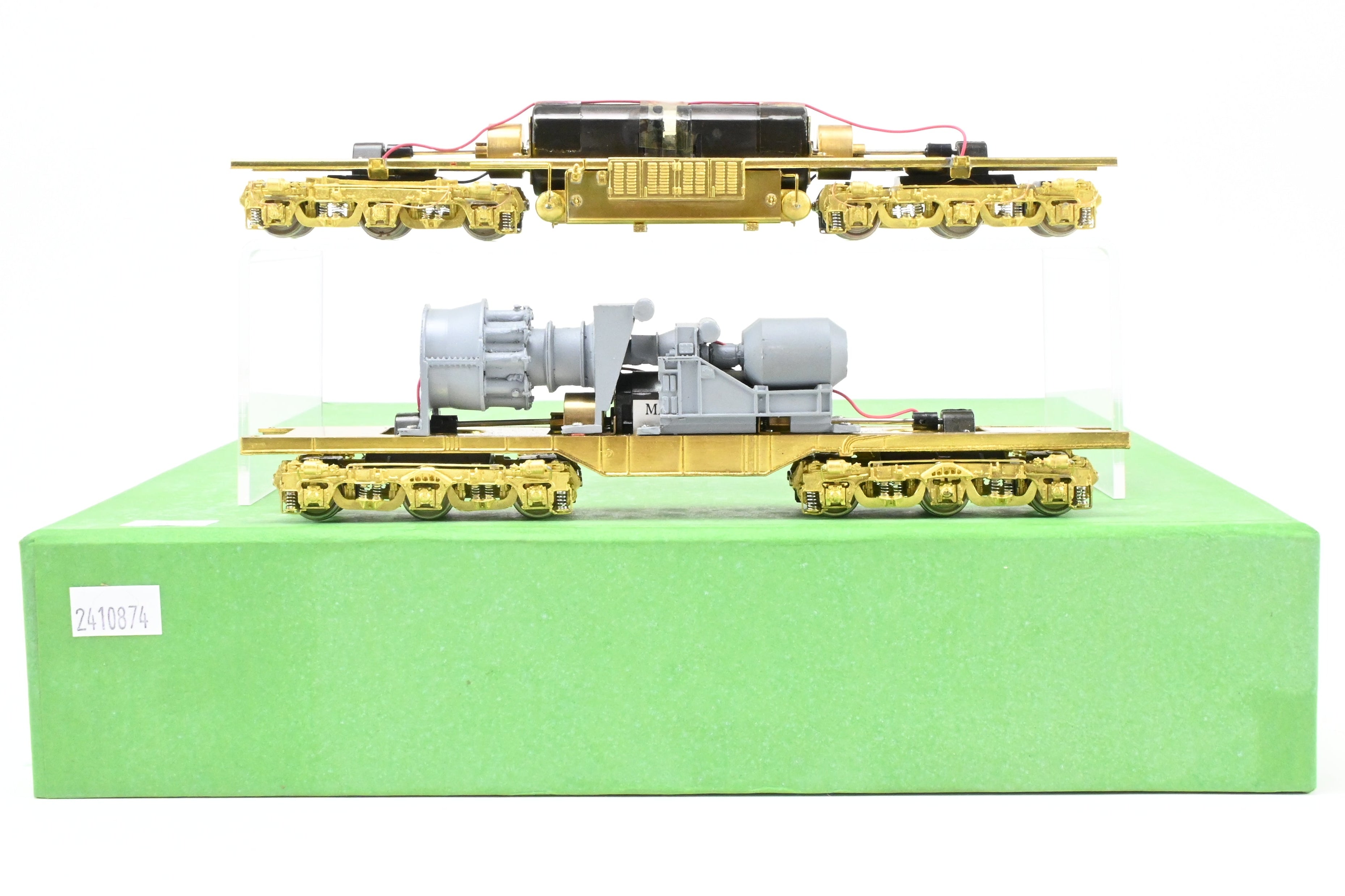 High - Quality HO Scale Brass Replacement Kit for Union Pacific GE 8500 HP Gas Turbine Big Blow Tower Drive by Overland Models, Inc (OMI)