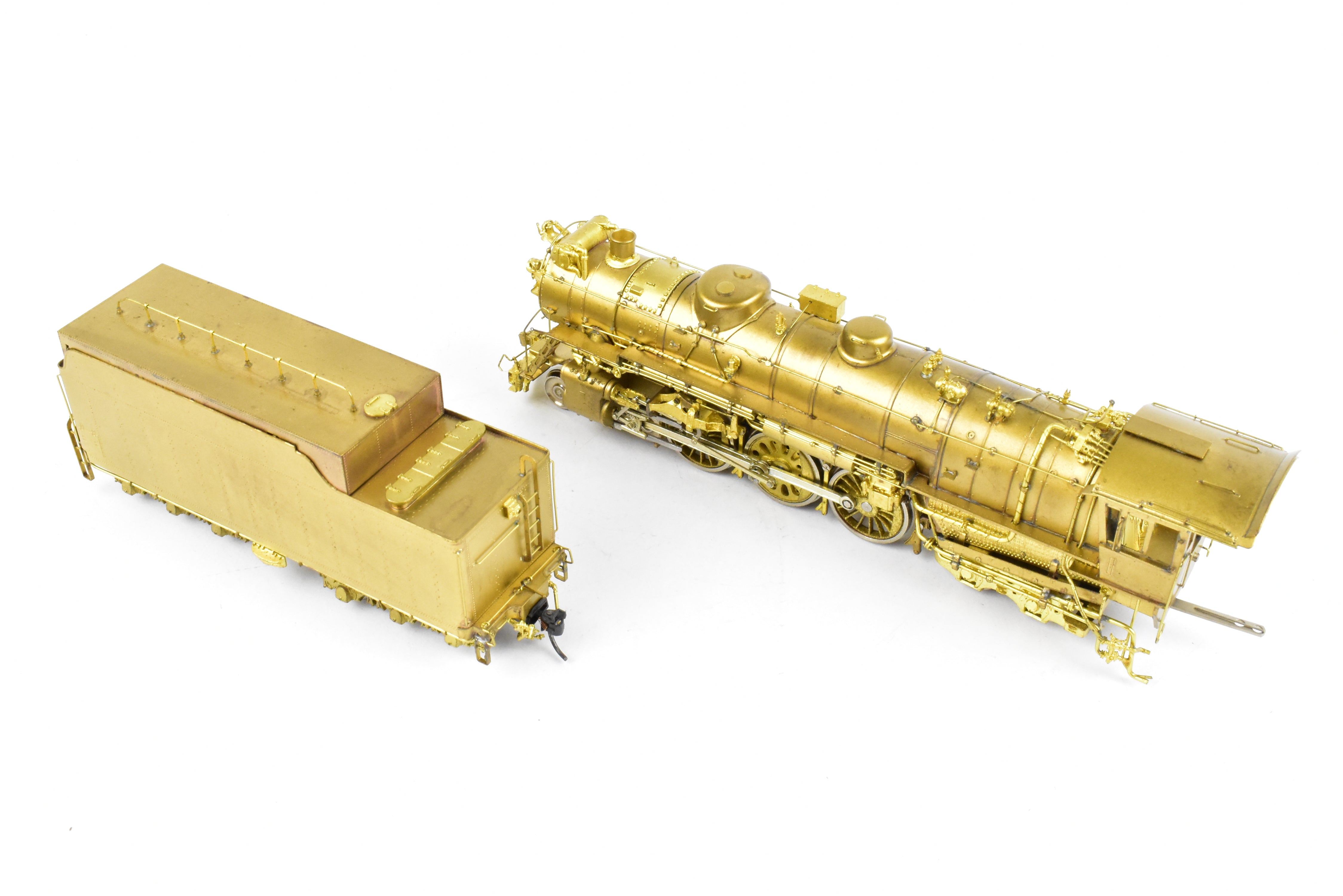 High - Quality HO Scale Brass Model Train - Sunset Models CB&Q - Burlington Route S - 4 Class 4 - 6 - 4 Hudson Locomotive