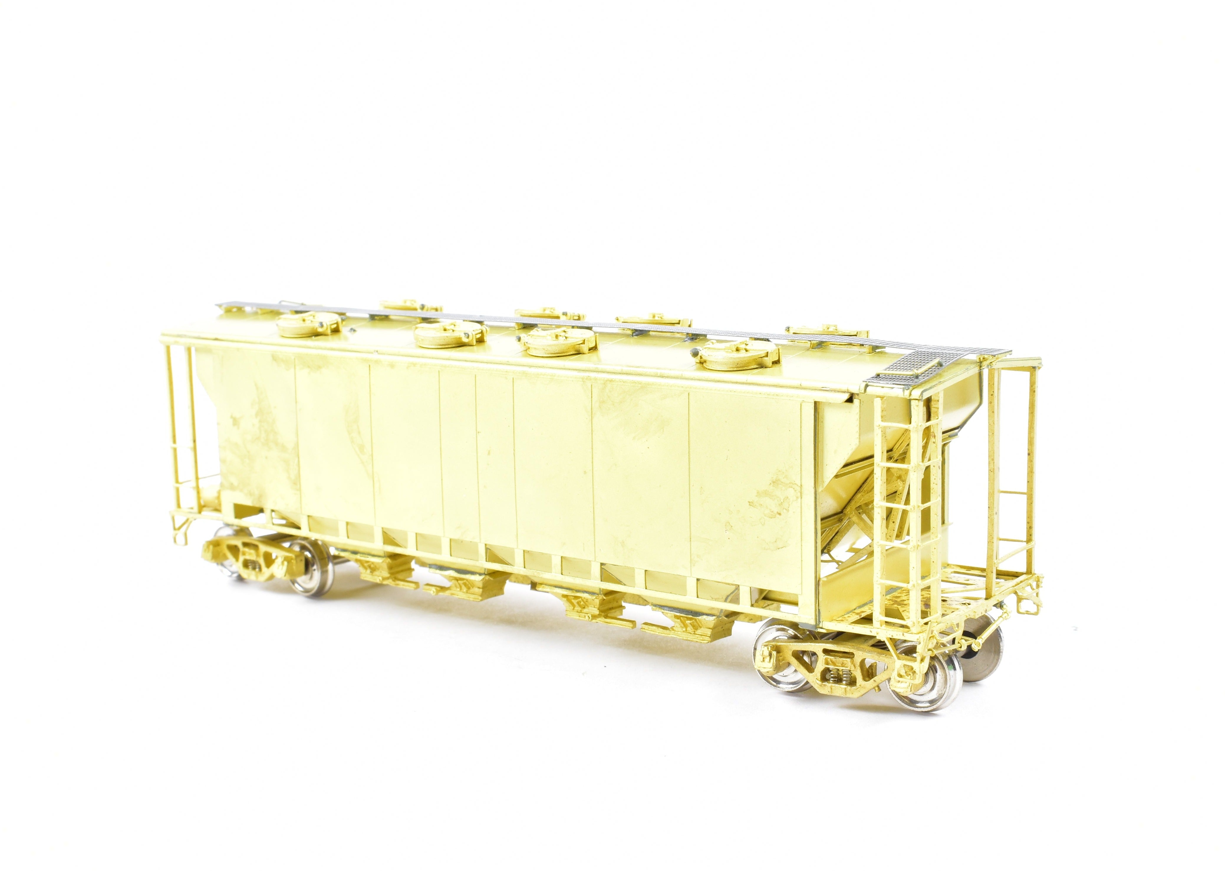 HO Scale Brass Canadian Pacific Slab Side Covered Hopper SC - 20 C194A Version Model by Overland Models, Inc. (OMI)