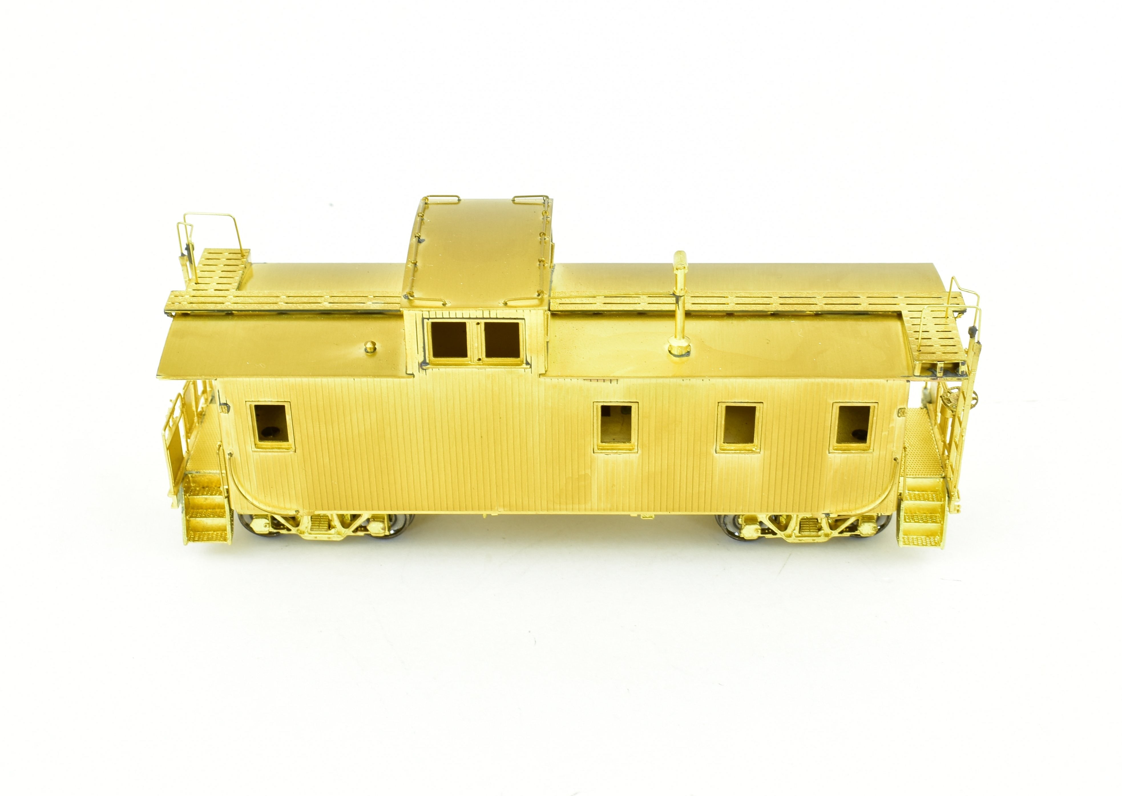 HO Scale Brass Caboose Model by OMI - Overland Models, Inc. for Great Northern Railroad, Factory New 30-Foot Wood Design