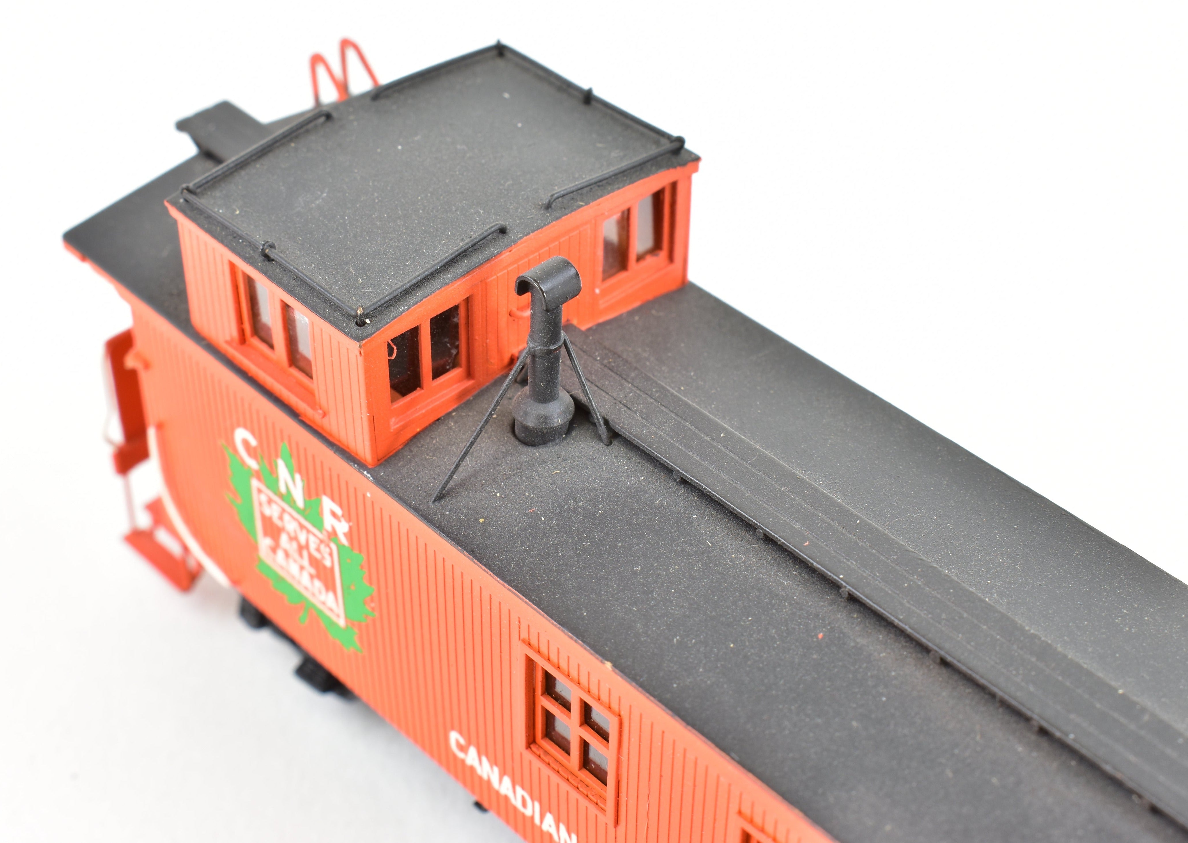 HO Scale Brass Van Hobbies Canadian National Railway Custom-Painted Wood Scribed Caboose
