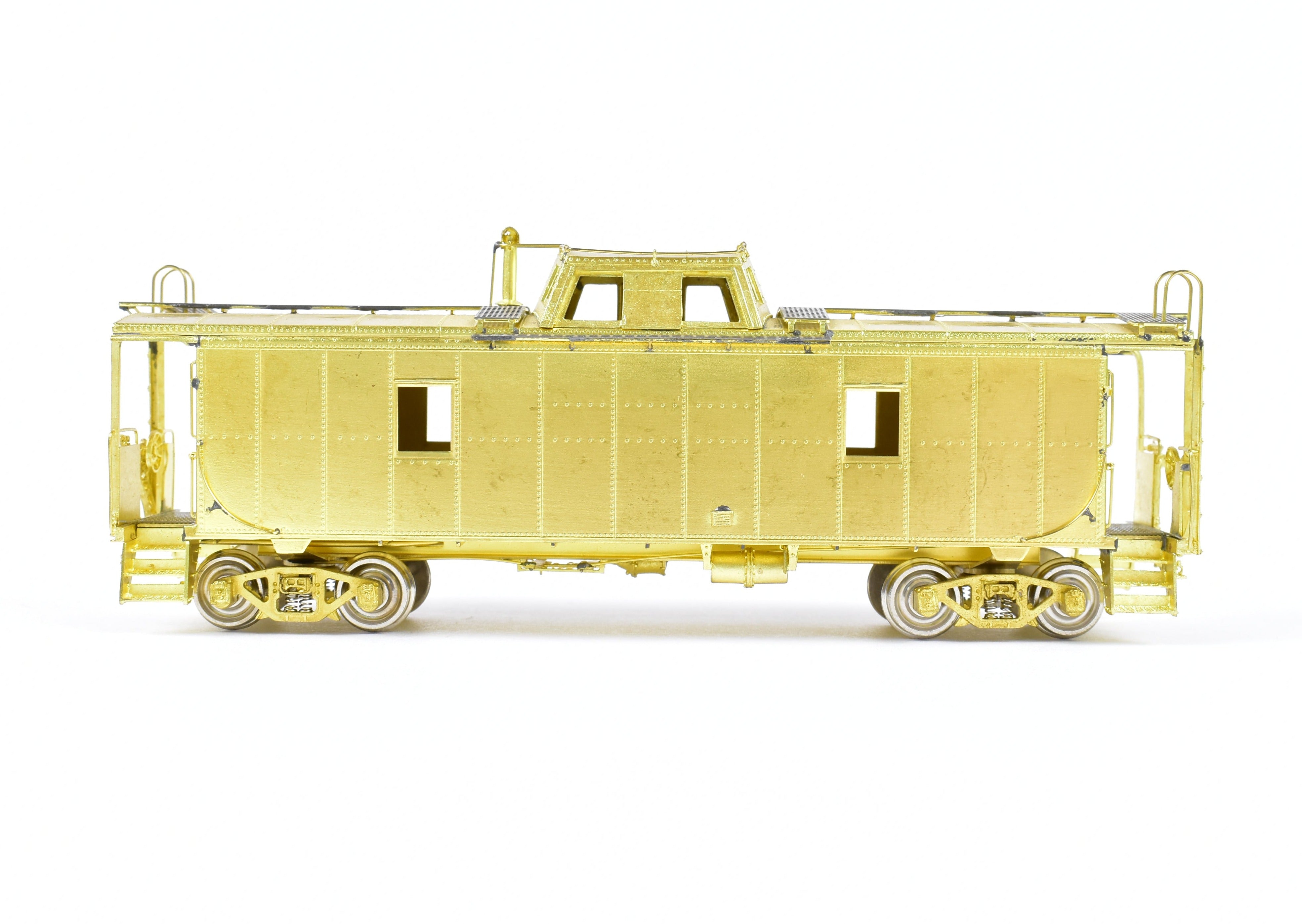 HO Scale Brass Canadian Pacific Steel Streamlined Centered Cupola Caboose Model by Overland Models, Inc. (OMI)
