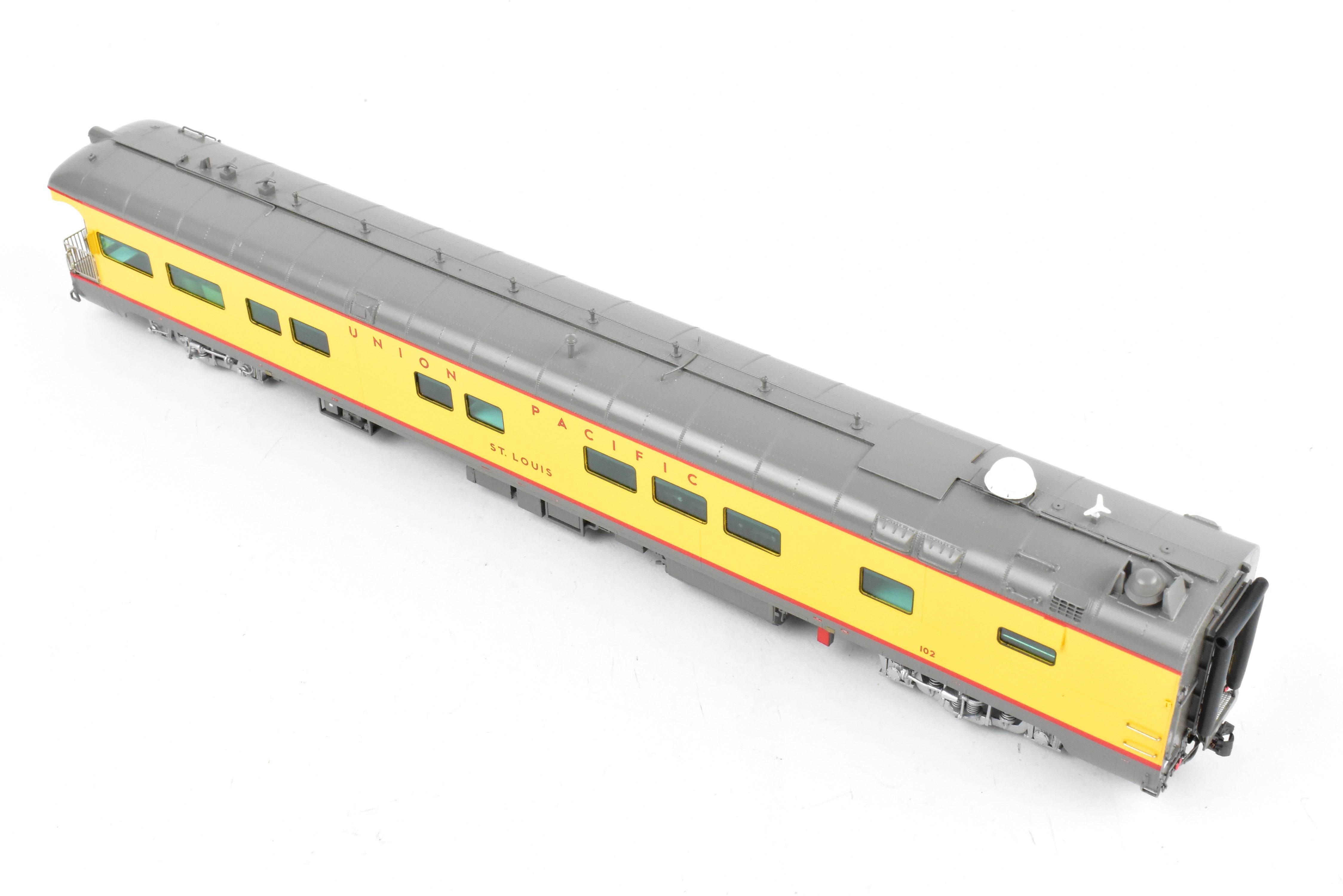 HO Brass OMI - Overland Models Union Pacific St Louis Business Car FP 102 w/Lights