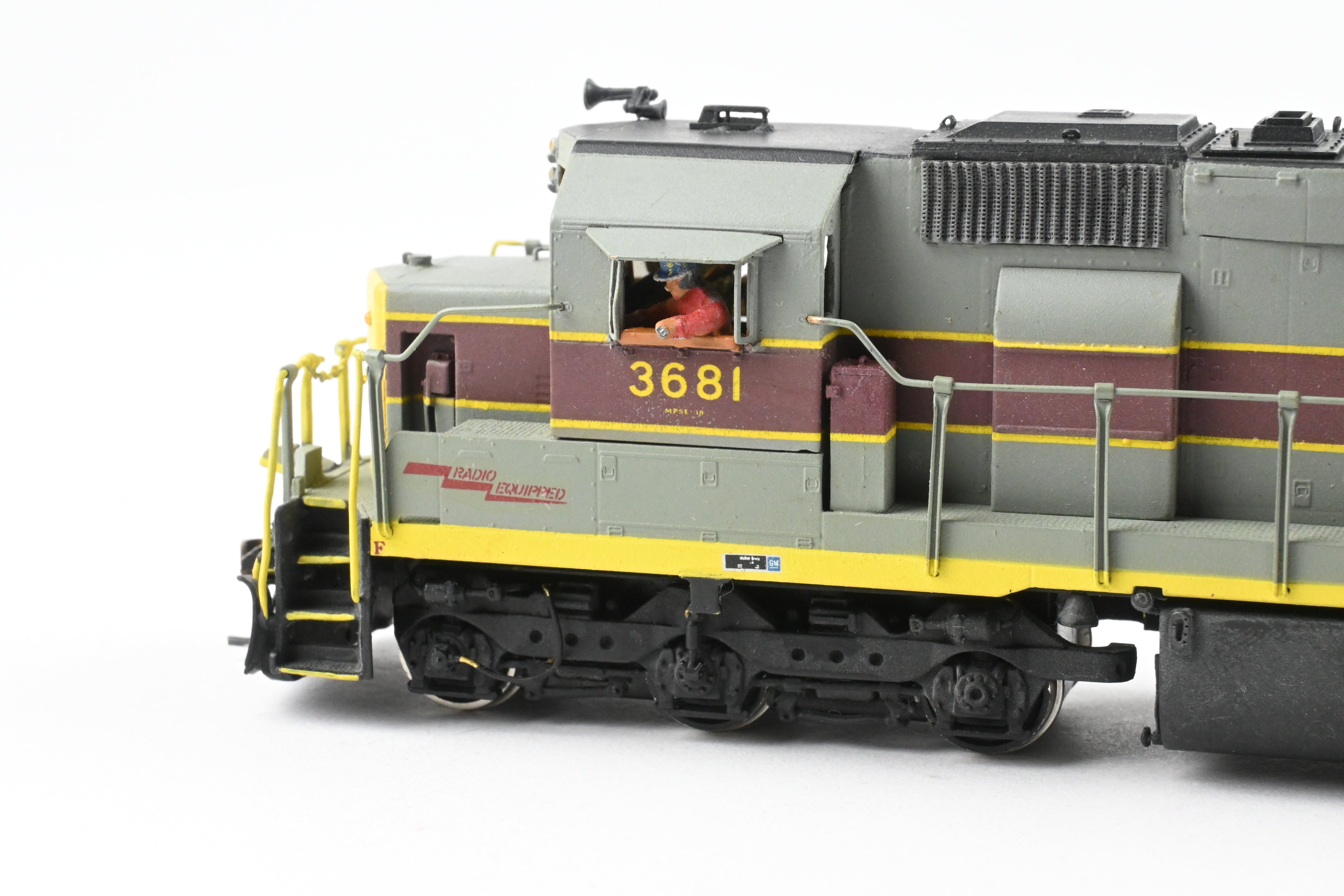 HO Scale Brass Erie Lackawanna EMD SD45 - 2 3600 HP Custom Painted Model