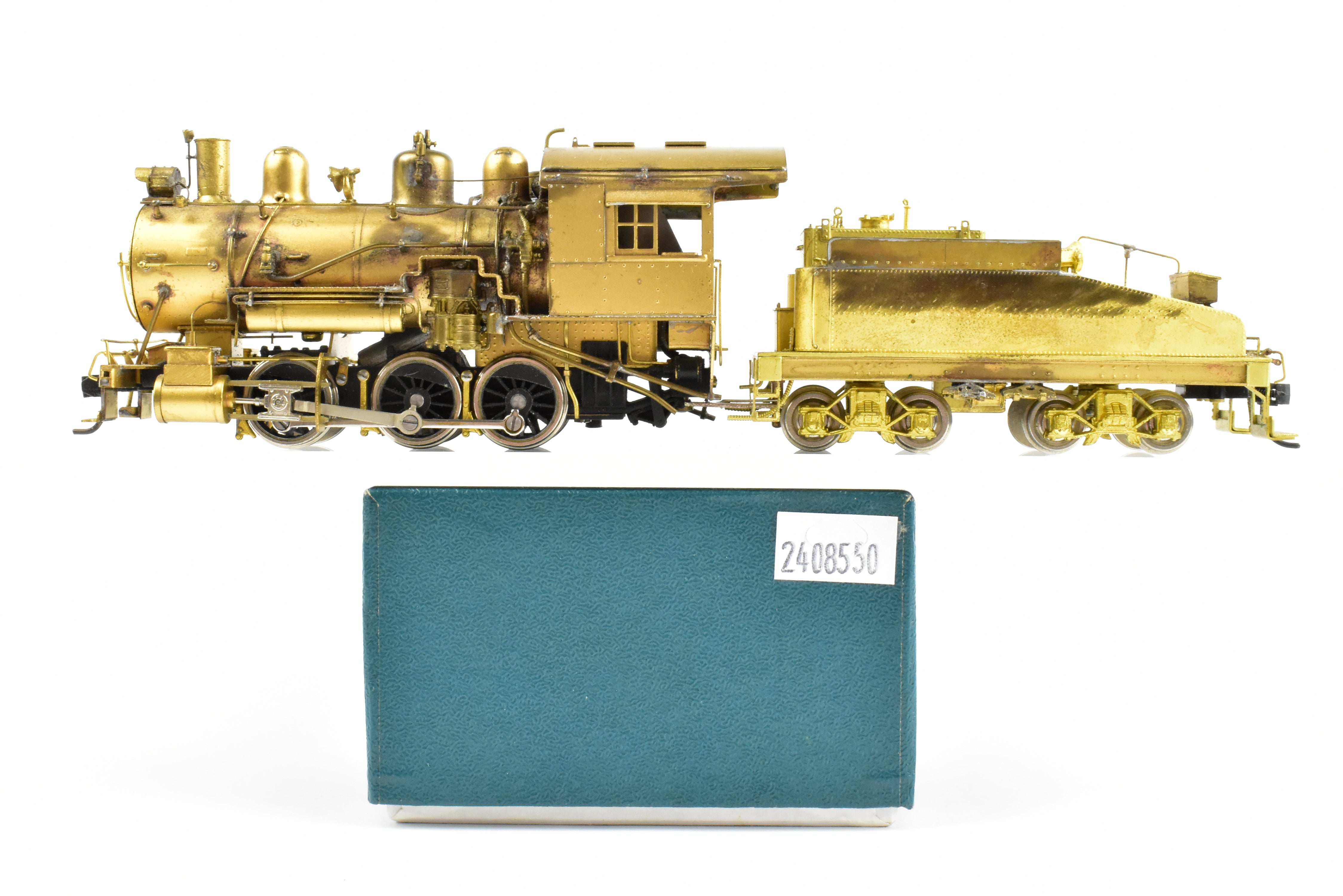 Custom HO Scale Brass Missouri Pacific 0-6-0 No. 9520 Locomotive Model Scratch Built by Joe G. Collias - One of a Kind!