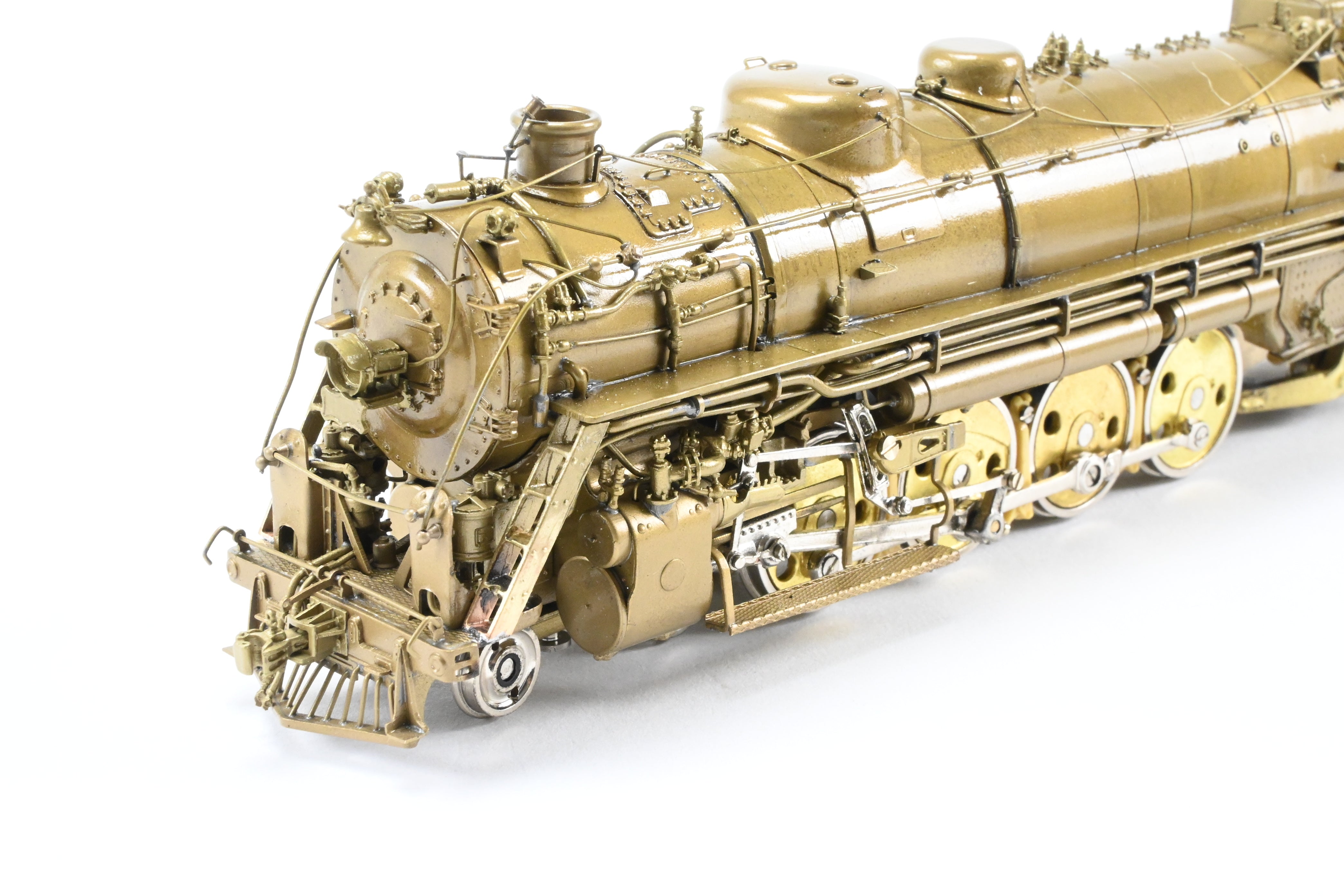 HO Scale Brass Model Train - Overland Models SLSF - Frisco 4300 4-8-2 Mountain Locomotive with Sagami Replacement Can Motor