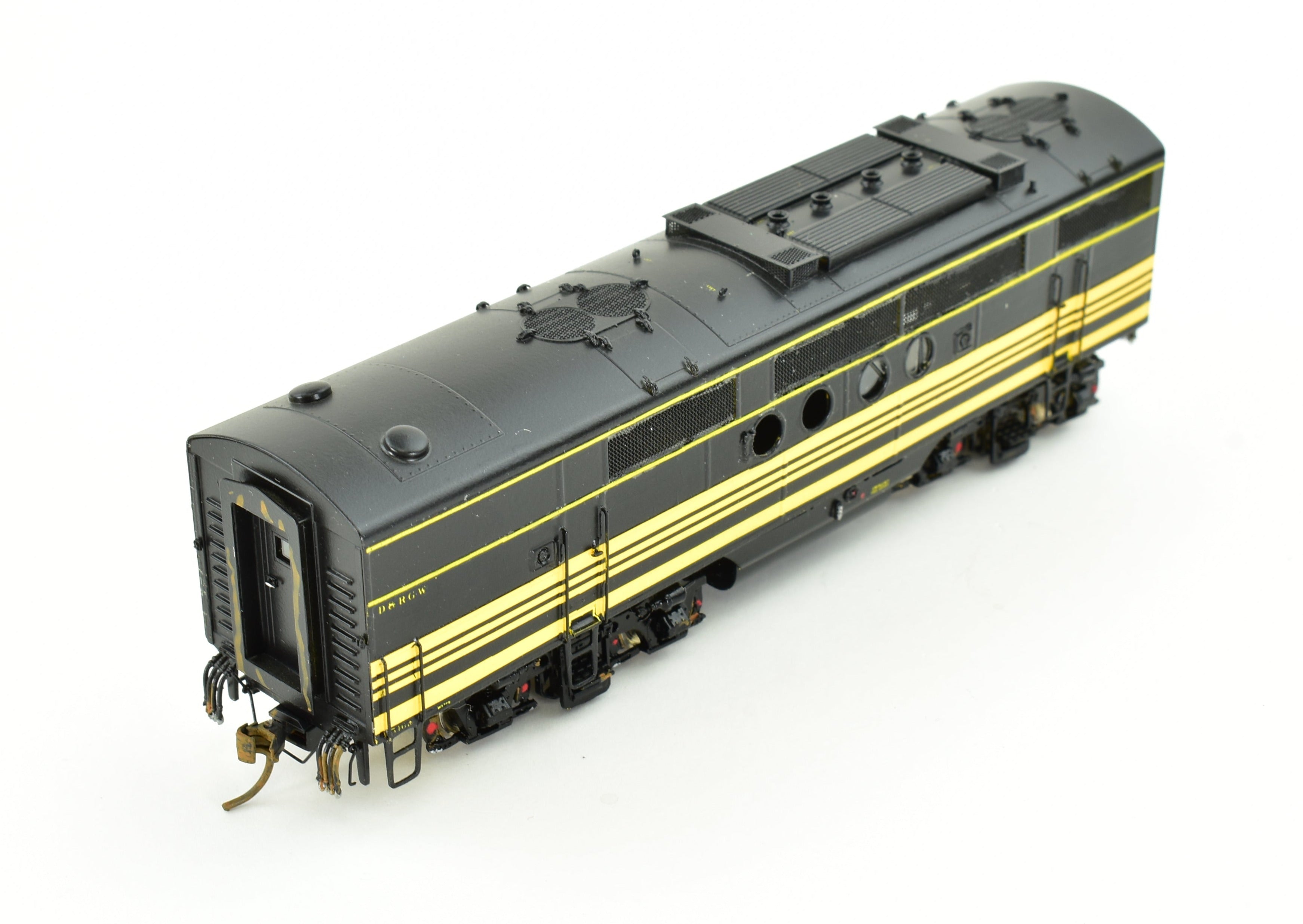 HO Scale Brass Model Train Set by Overland Models Inc. (OMI) - Custom Painted Denver & Rio Grande Western (D&RGW) EMD FT - A and FT - B Locomotive Set
