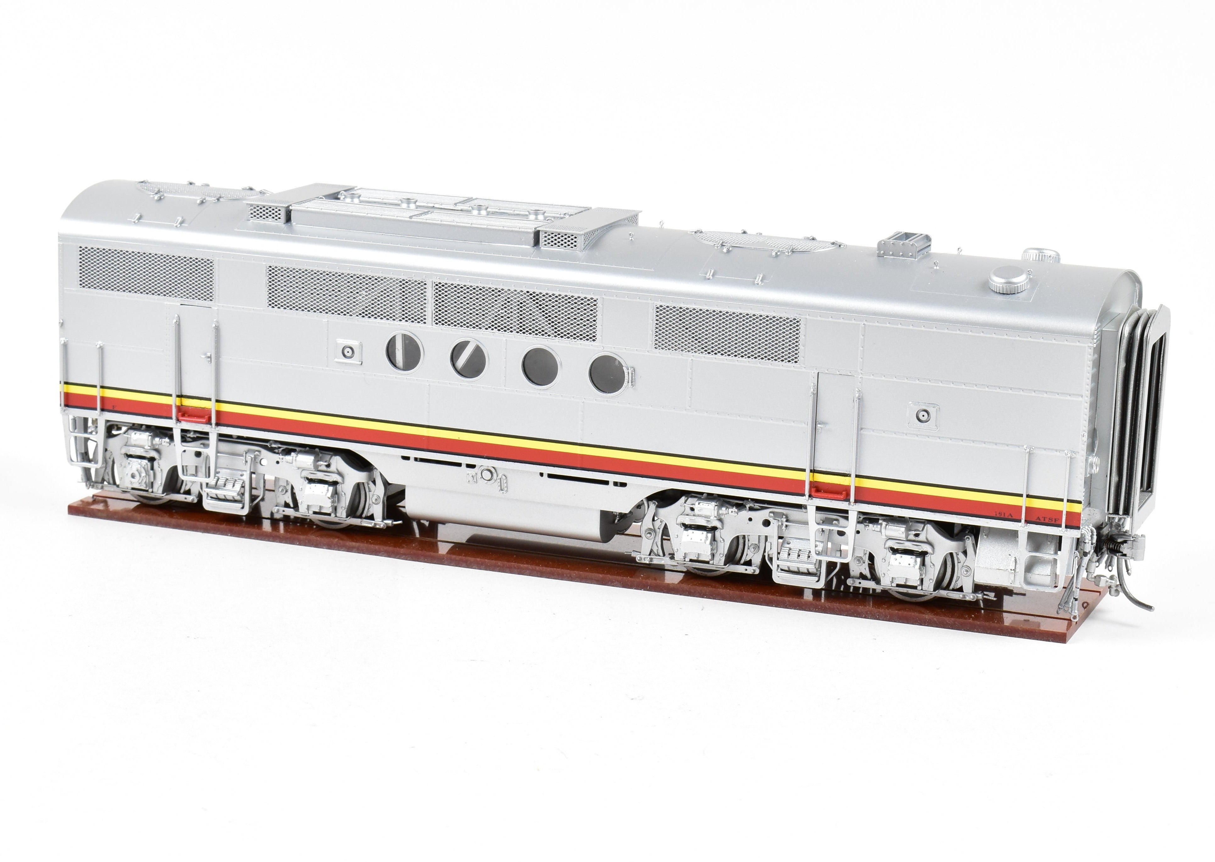 O Scale Imported Brass Key Model Imports AT&SF - Santa Fe EMD FT A-B Set with Factory-Painted Warbonnet for Model Trains