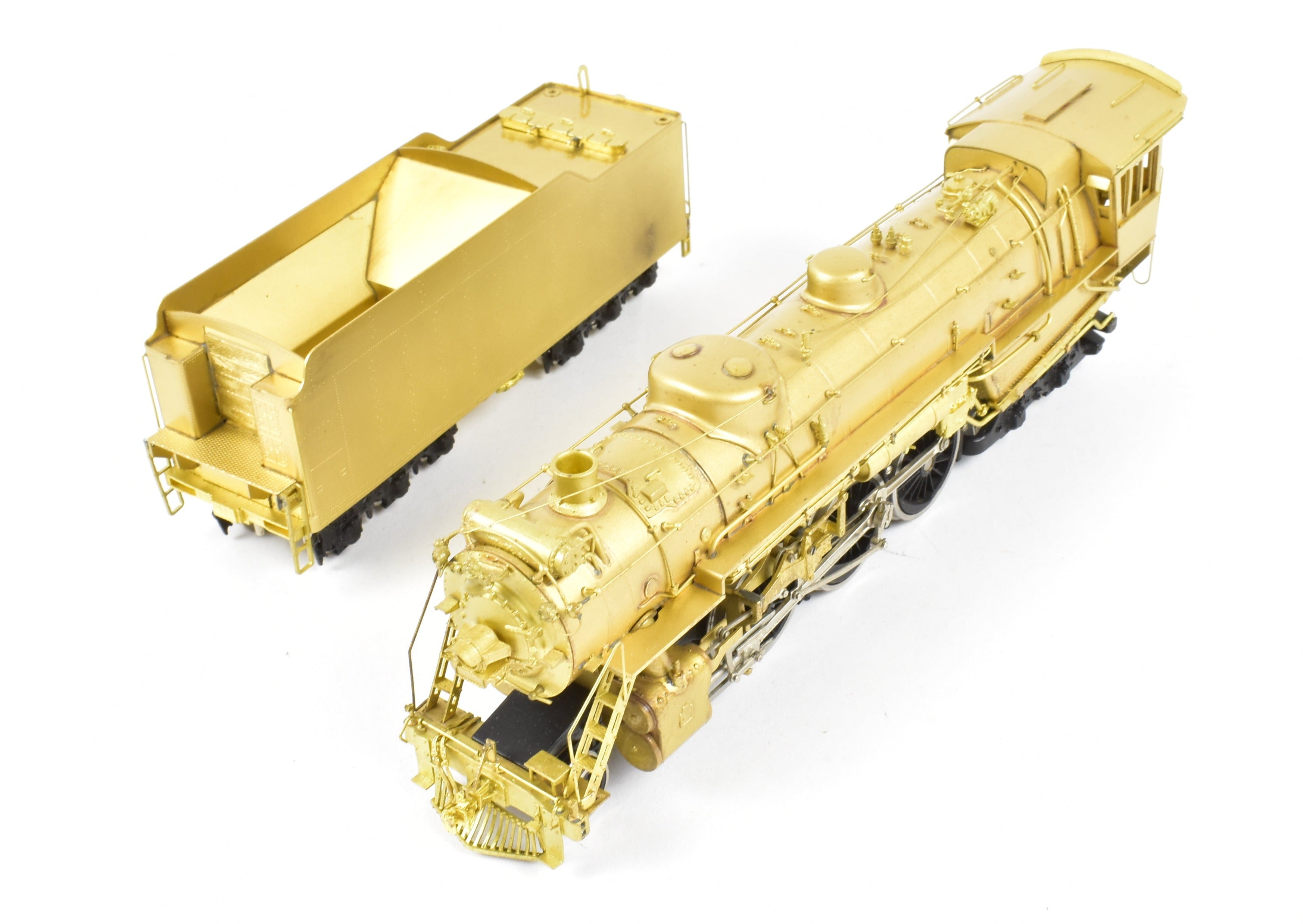 HO Scale Brass 4-6-4 Standard Hudson S-Class 3000 NPP Nickel Plated Model
